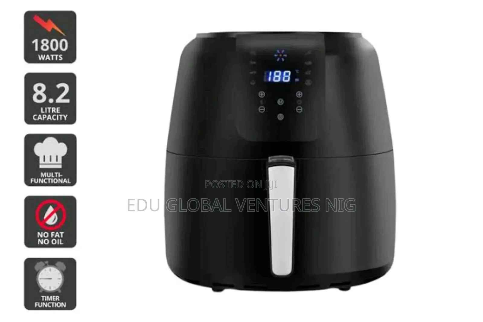 Kogan Professional 8.2litres Digital Airfryer Oven 1800watts