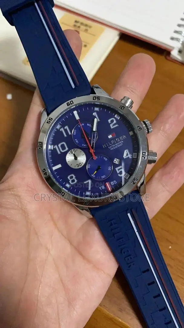 Tommy Hilfiger Quality Affordable Rubber Strap Wristwatch