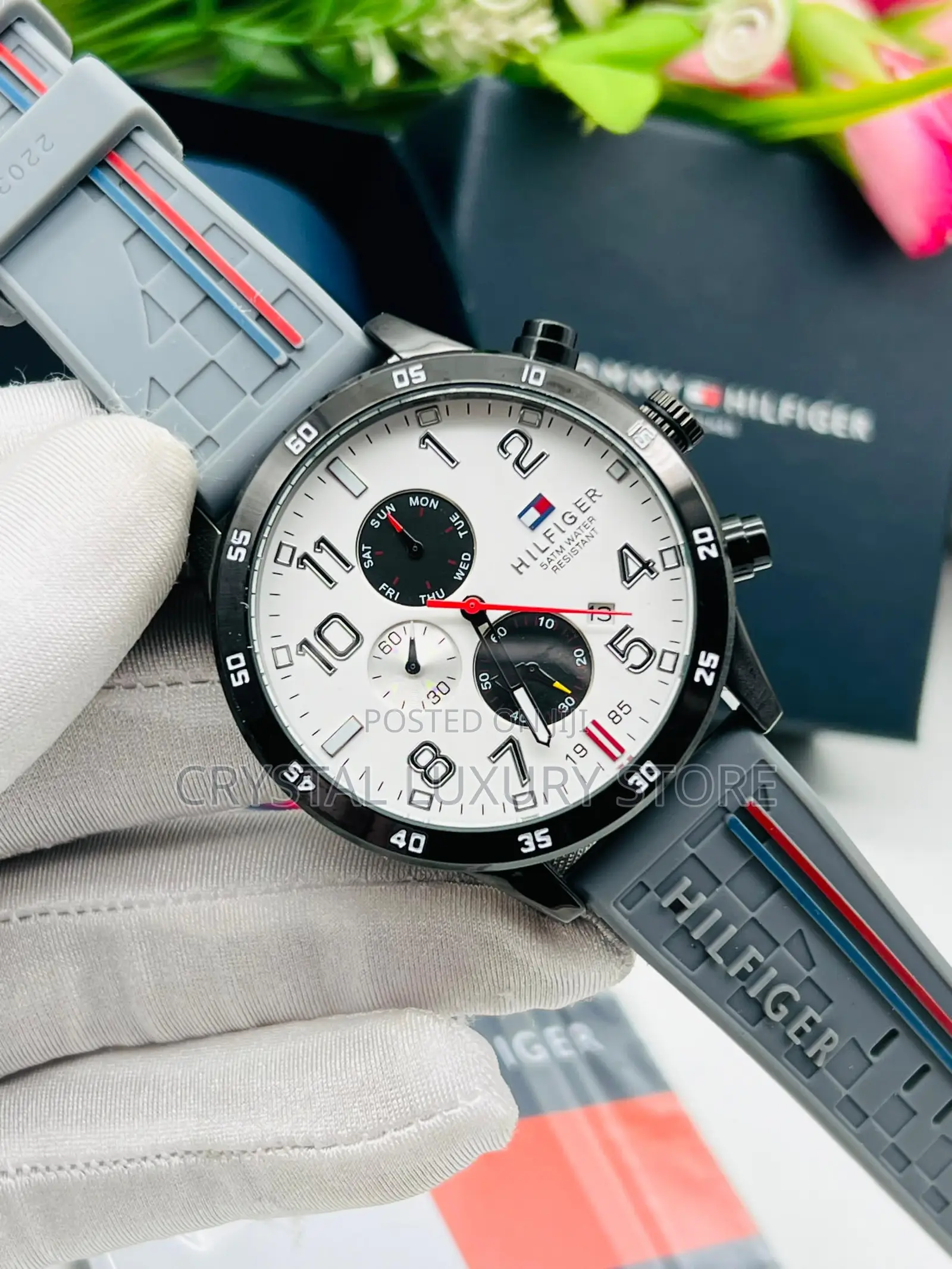 Tommy Hilfiger Quality Affordable Rubber Strap Wristwatch