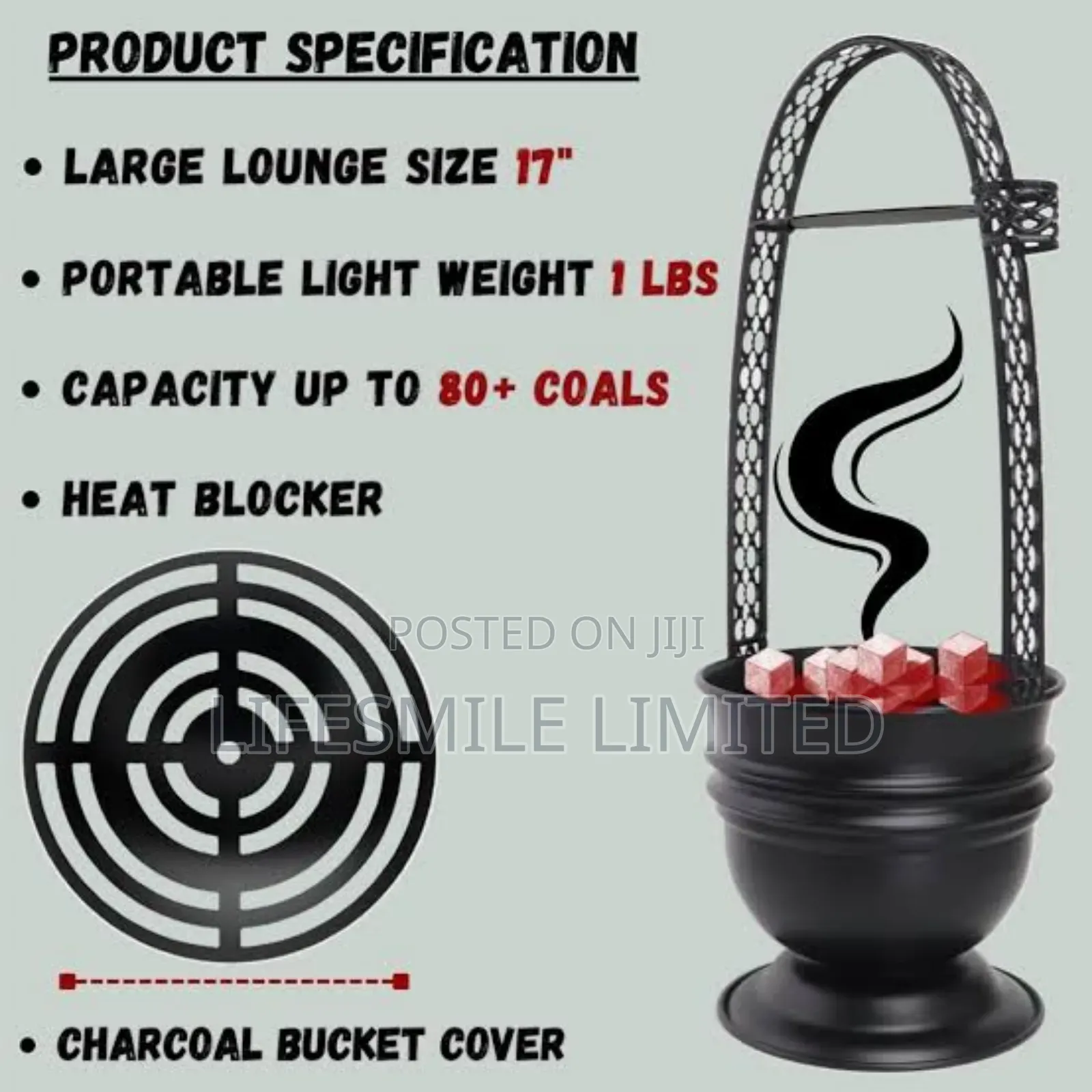 Quality Shisha Coal Carrier