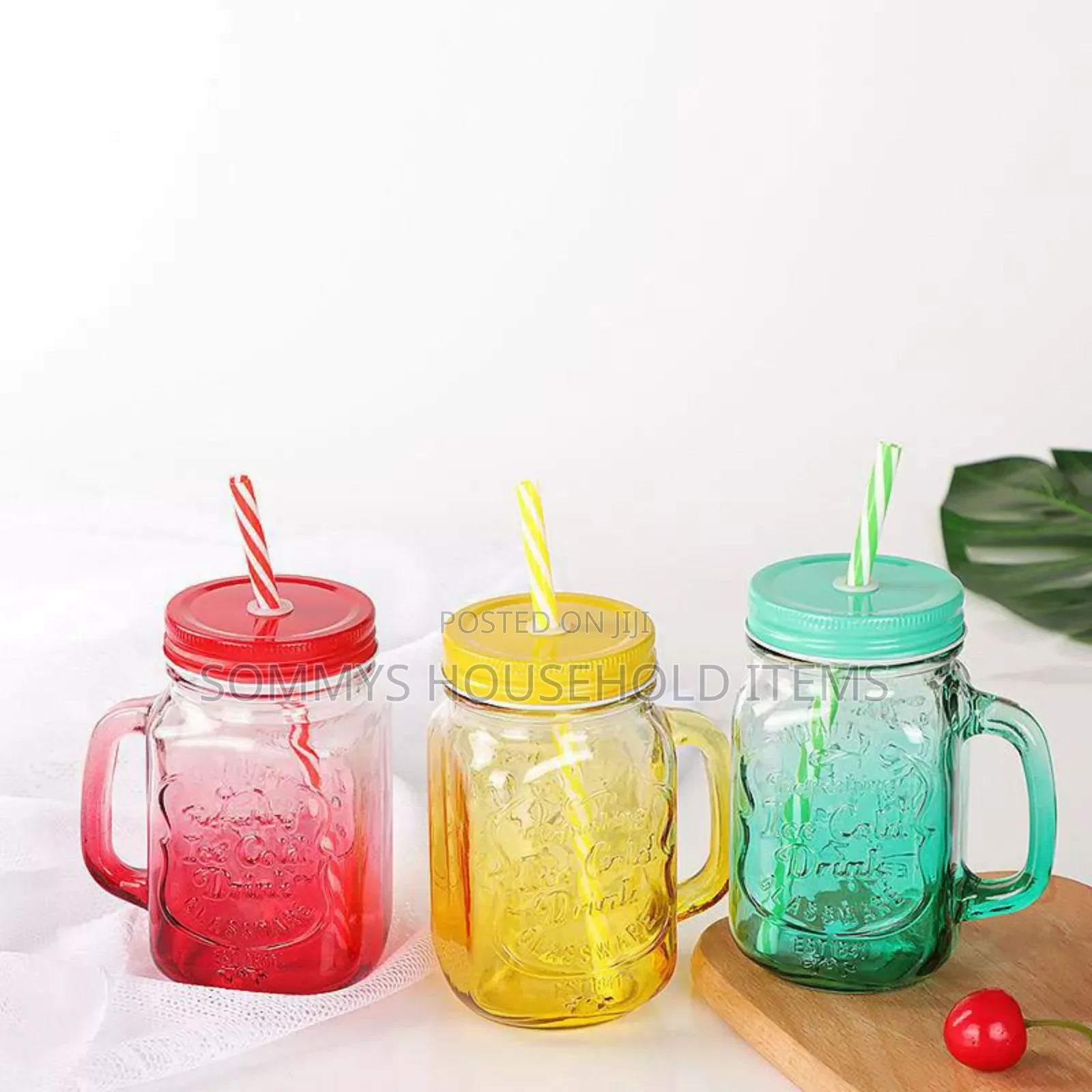 Glass Drinking Manson Jar