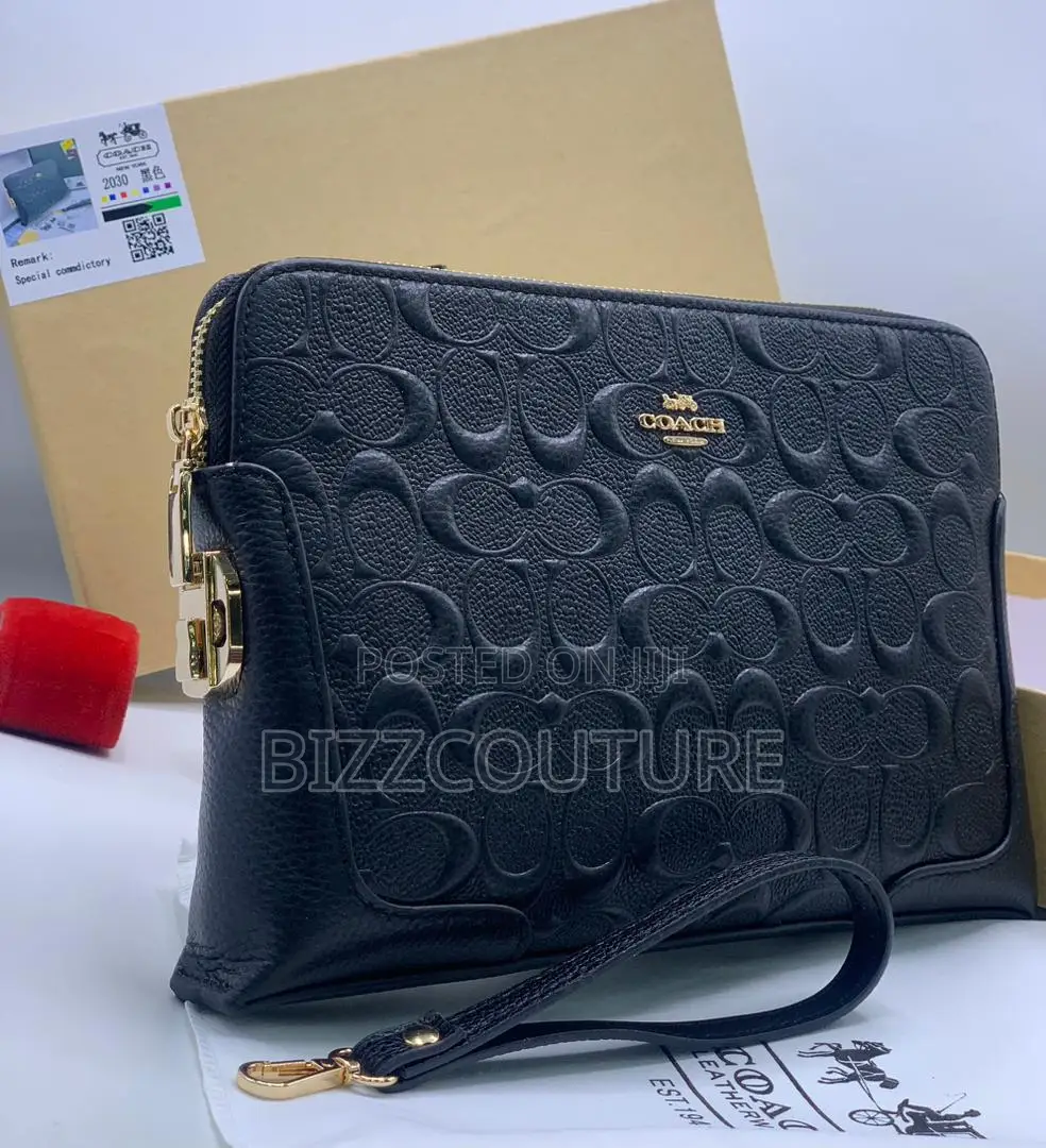 Original Coach Black Leather Bag Is Available in Store Now