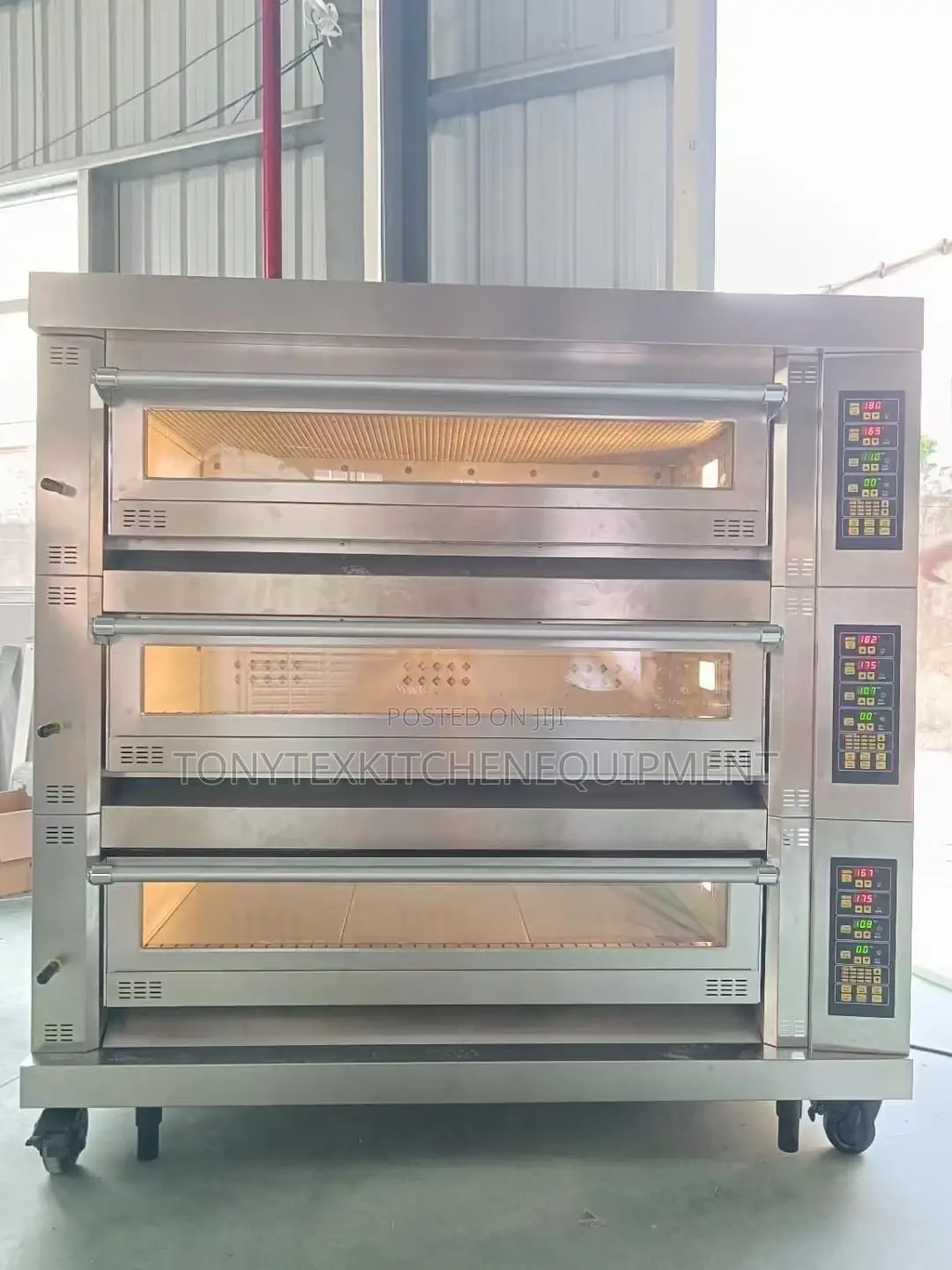 3deck With 9trays Oven With Gas
