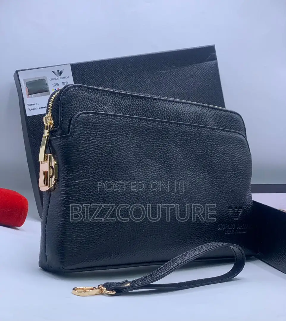Original Prada Black Leather Bag Is Available in Store Now