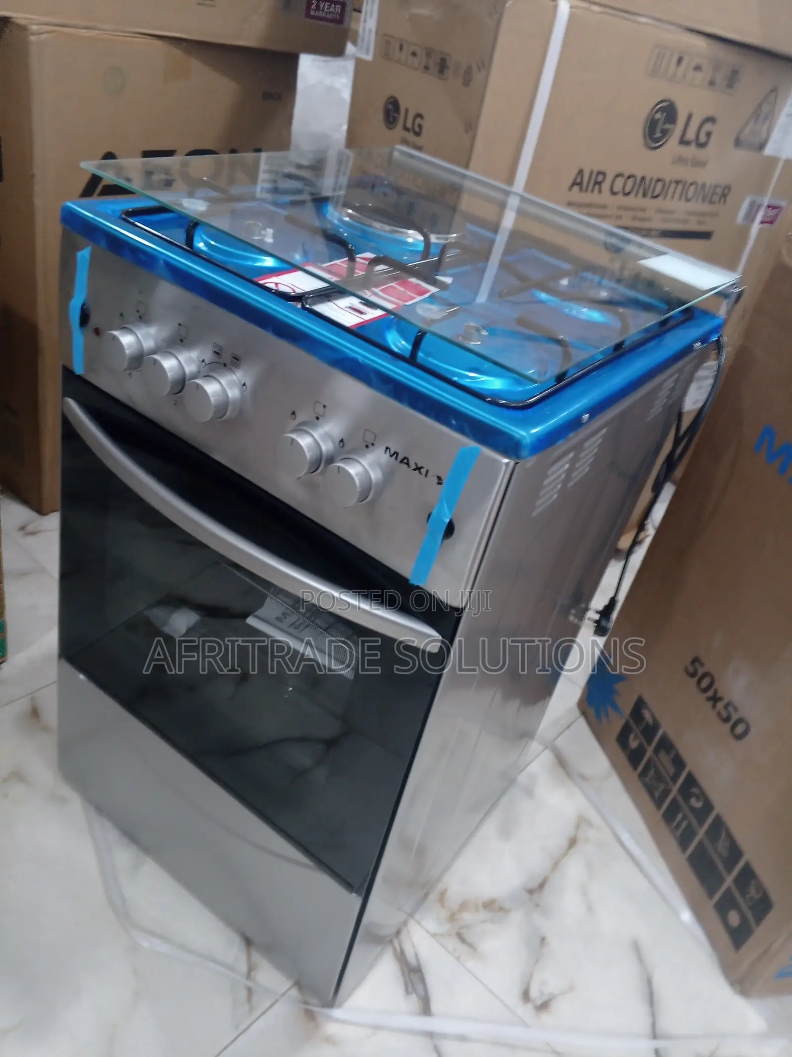 Durable Maxi 50 X 50 Standing Gas Cooker With 1 Electric