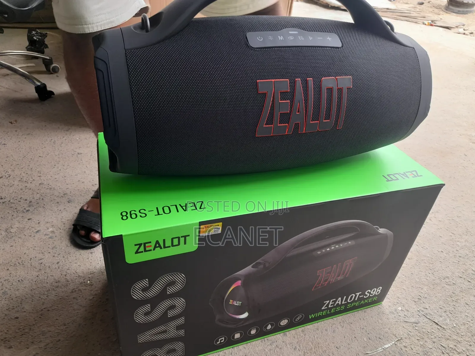 Zealot S98 Bluetooth Large Speaker 160w High Power 36000mah