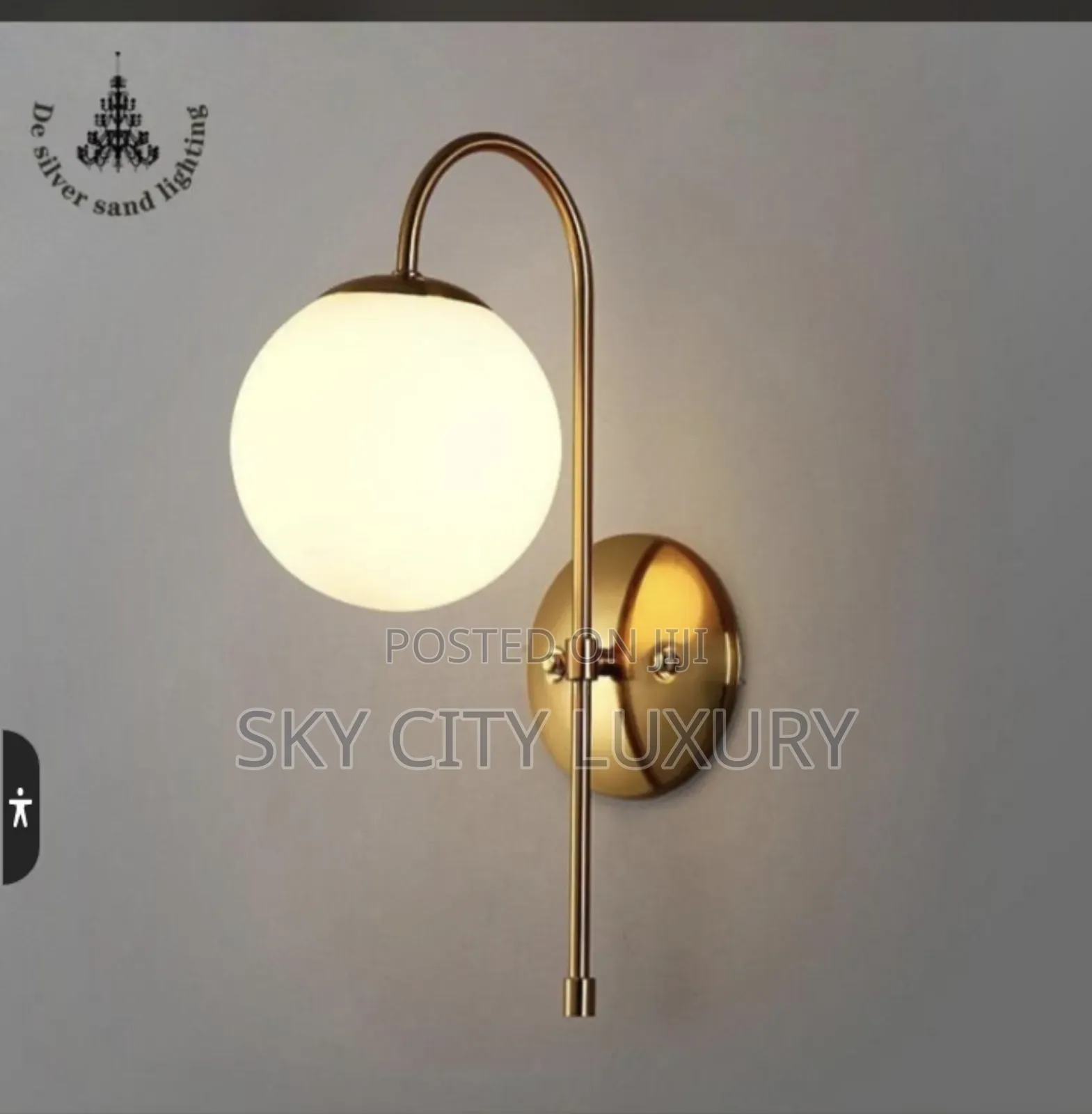 Natick Frosted Glass Wall Light