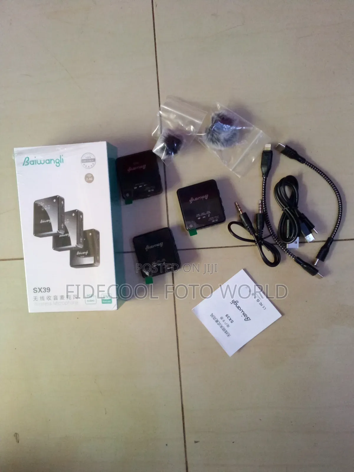 Baiwangli Wireless Mic for Camera and Phone