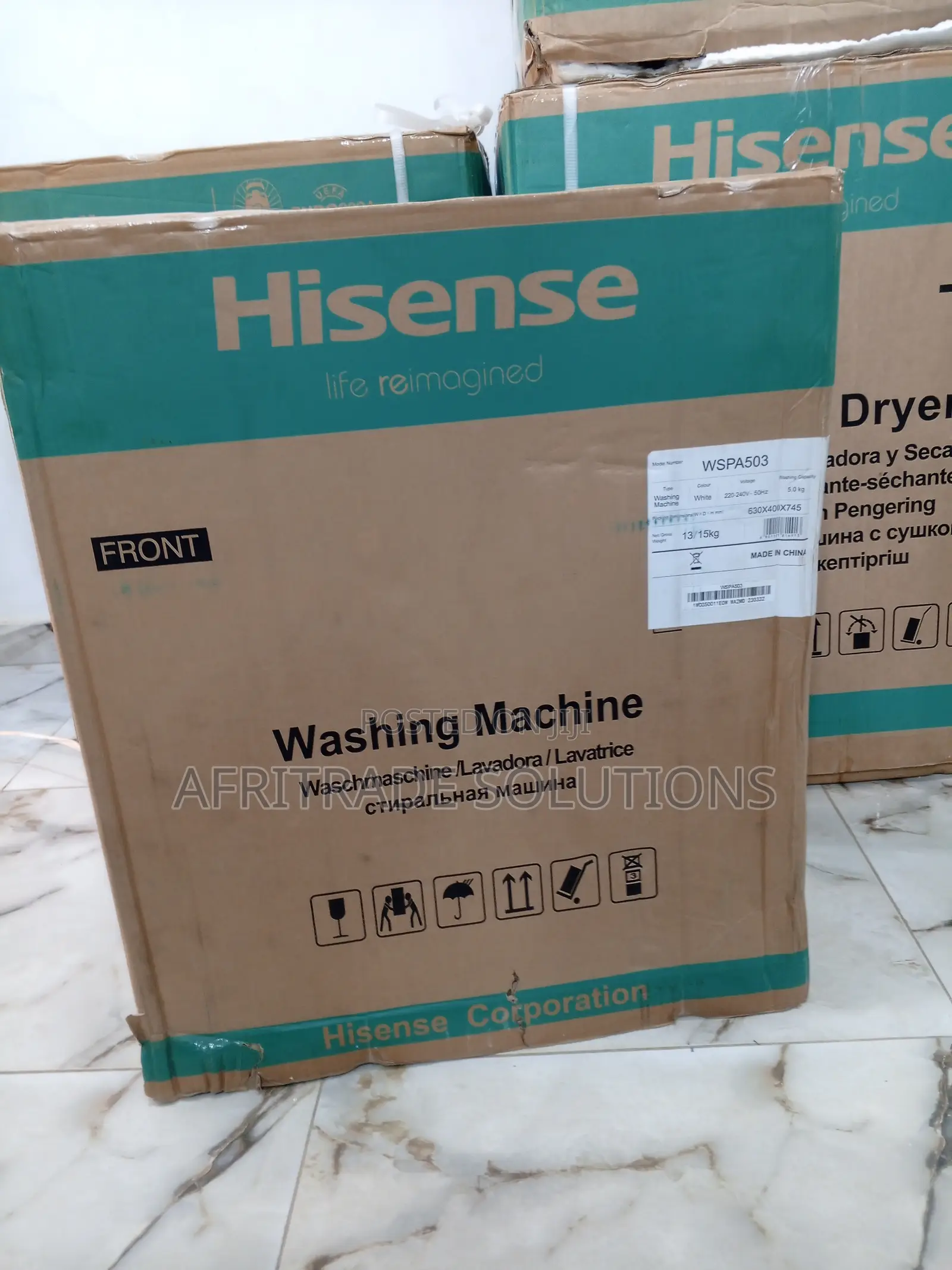 New Hisense 5kg Twin Tub Semi-Automatic Washing Machine