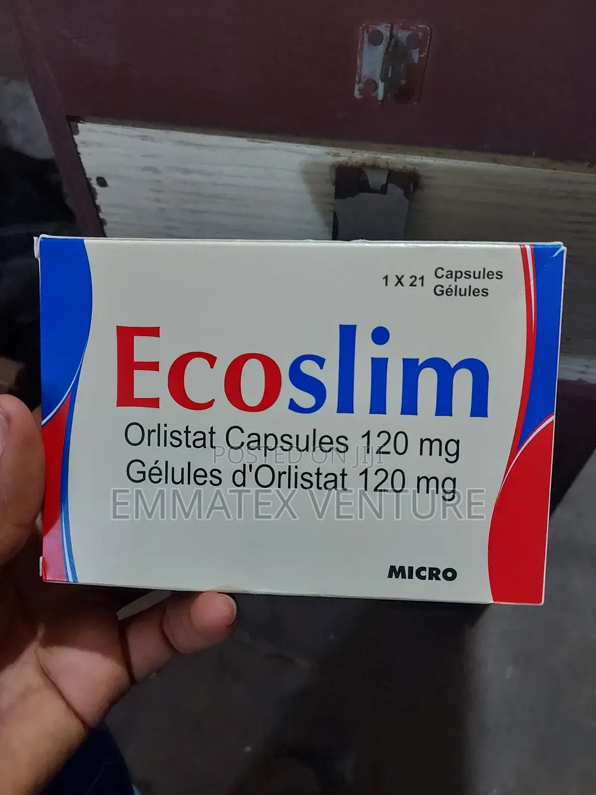Ecoslim Orlistat Capsules - 120mg