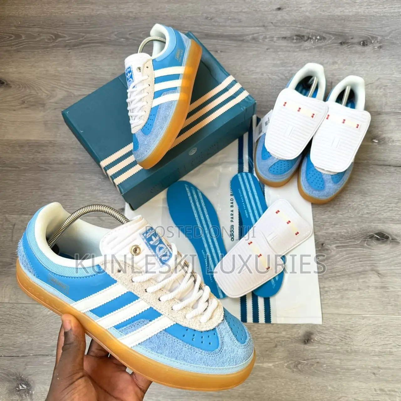 Original Adidas Gazelle Indoor X Bad Bunny Sneakers