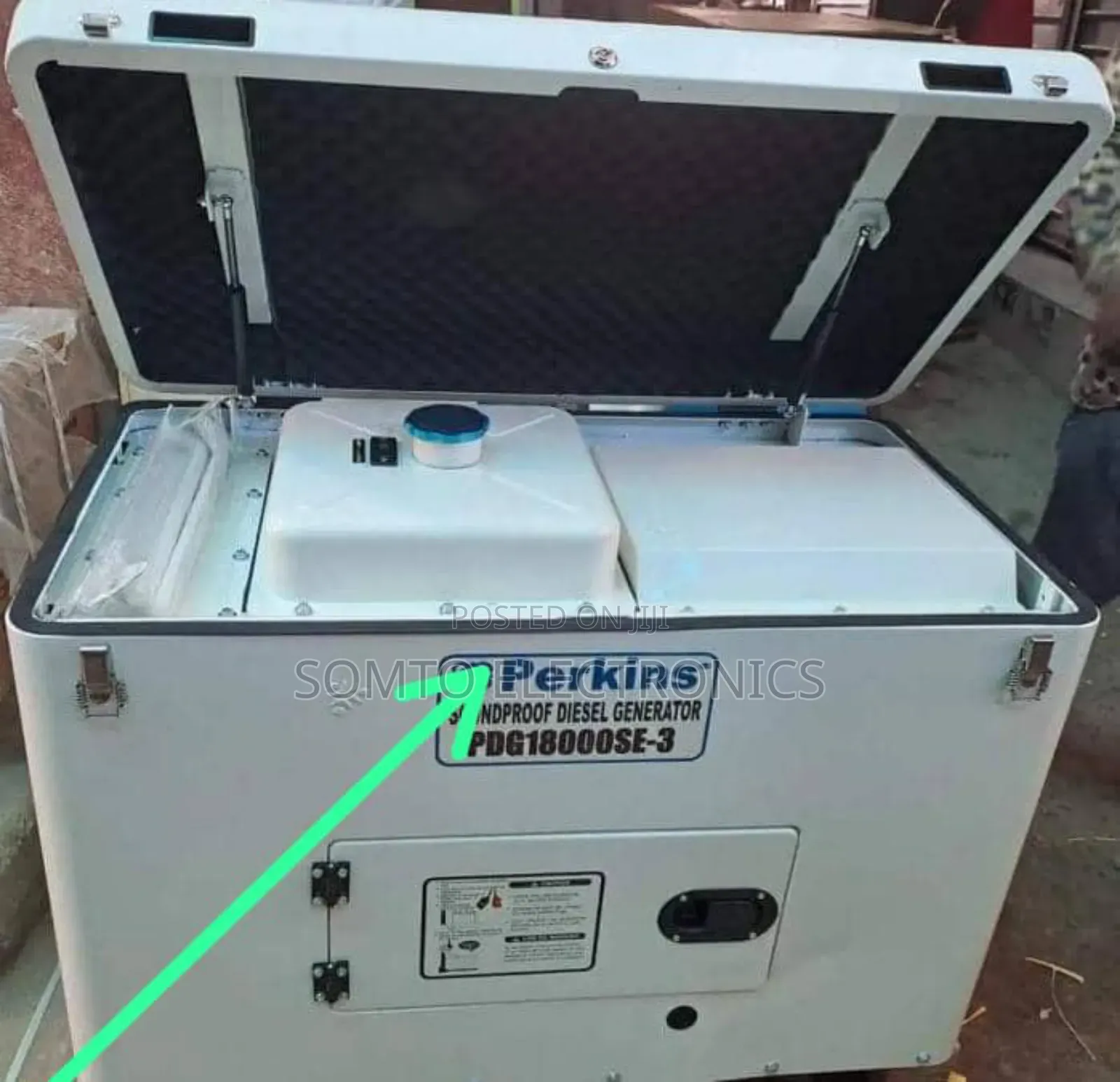 15kva Original Perkins Soundproof Generator With 100%Copper