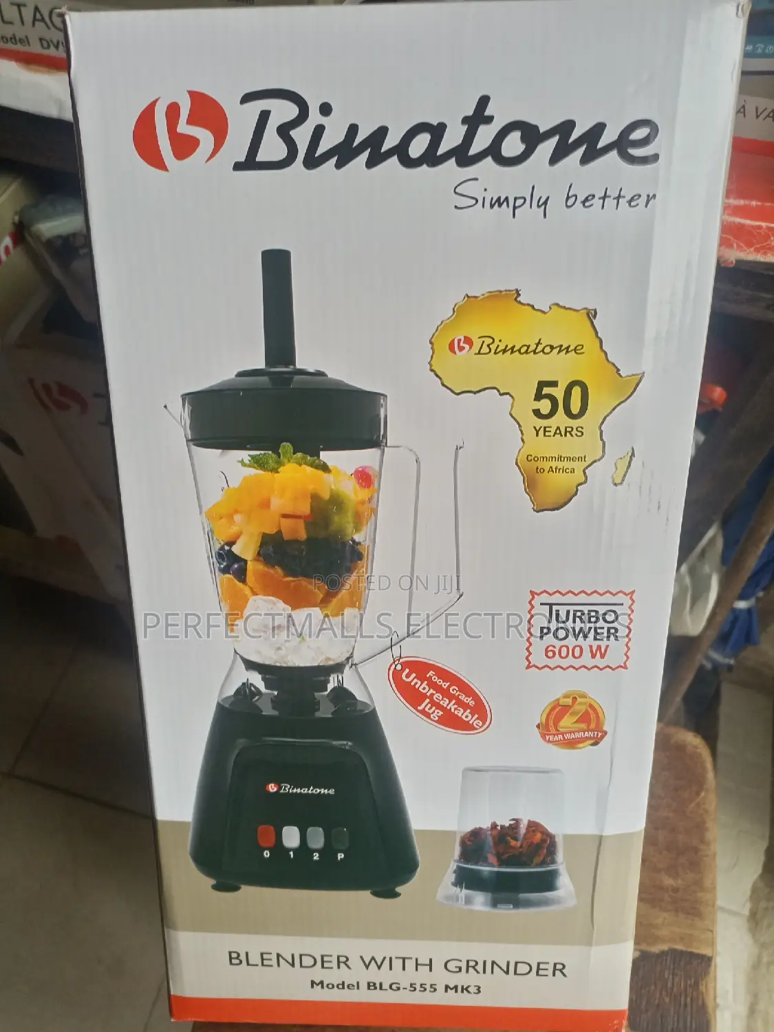 1.5L Blender and Grinder BLG-555 500W