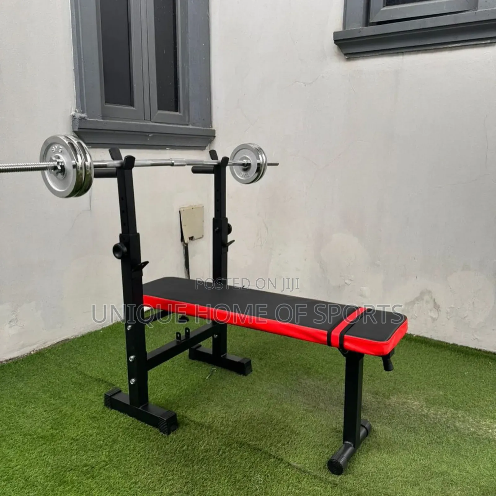 Adjustable Weight Bench With 50kg Dumbbell Set