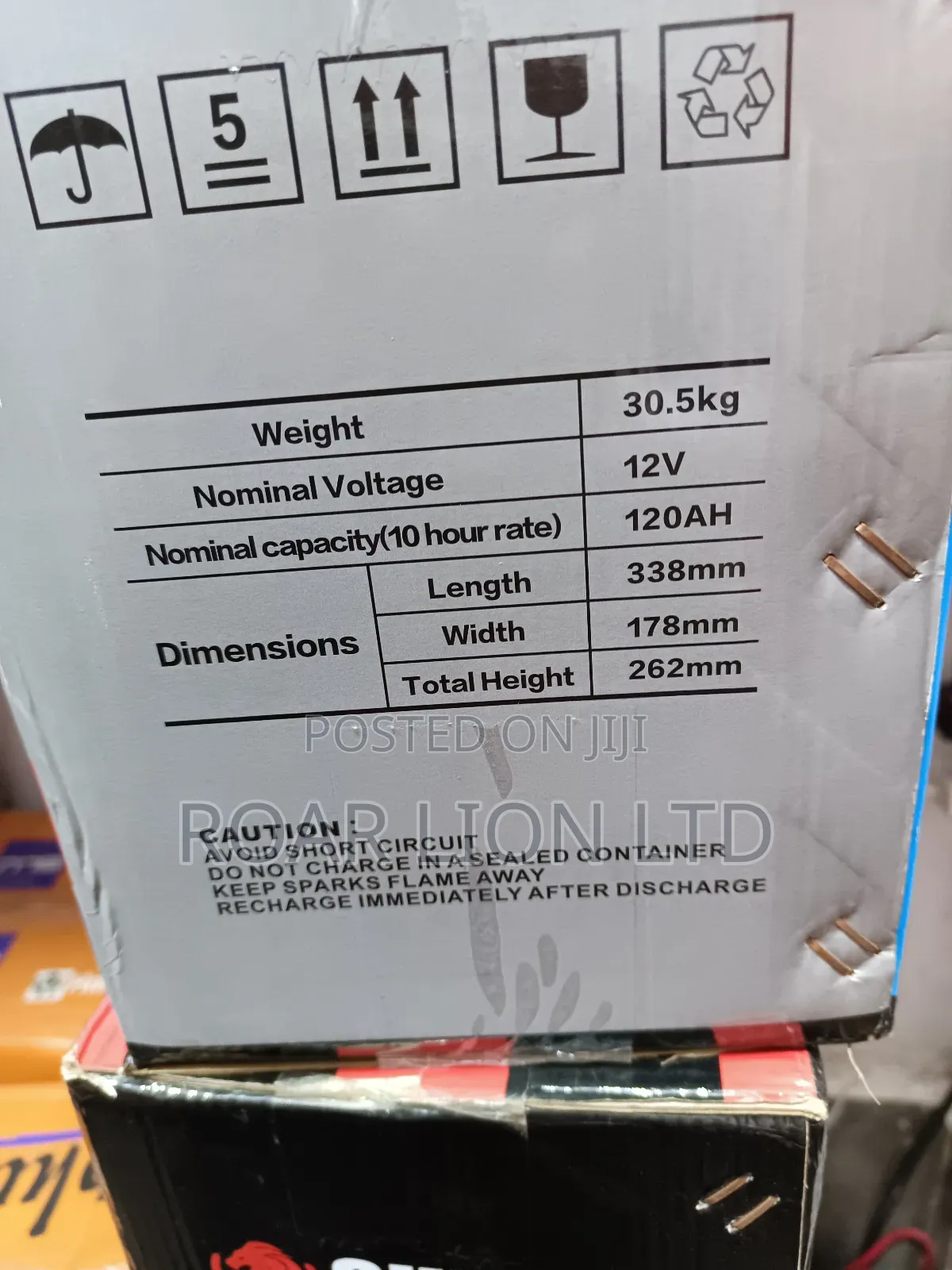 Mega Point 120ah Gel Battery