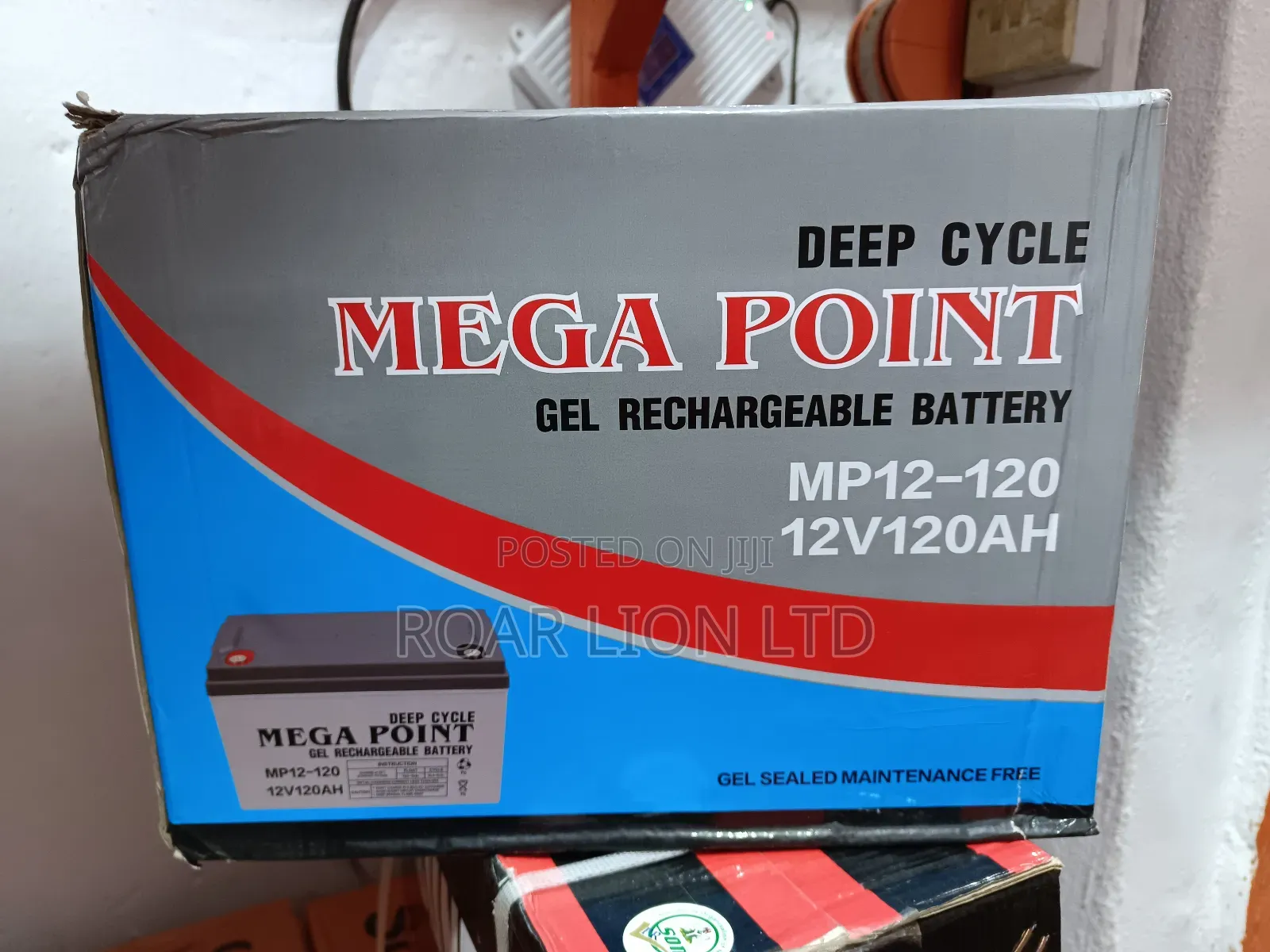 Mega Point 120ah Gel Battery