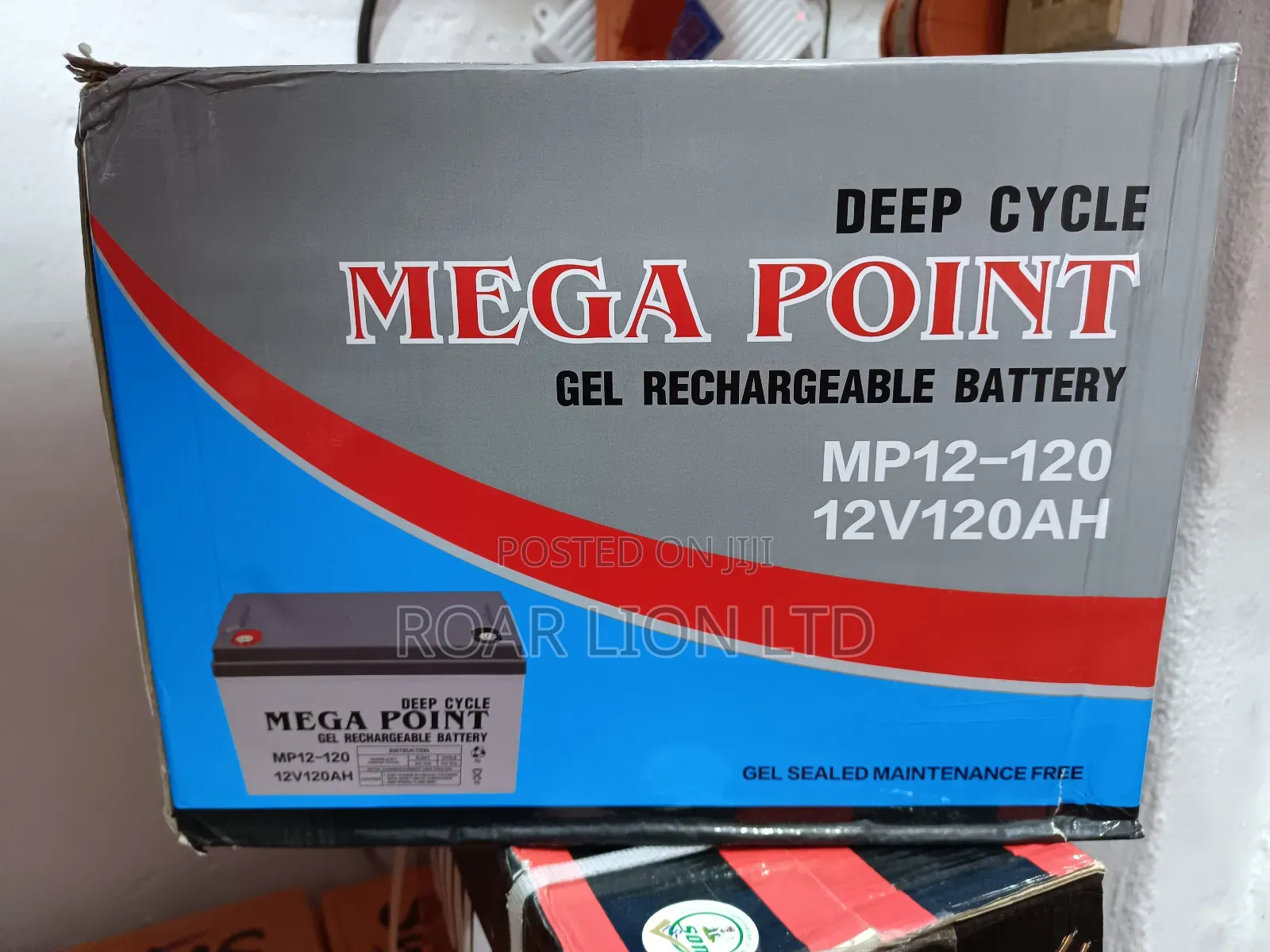 Mega Point 120ah Gel Battery