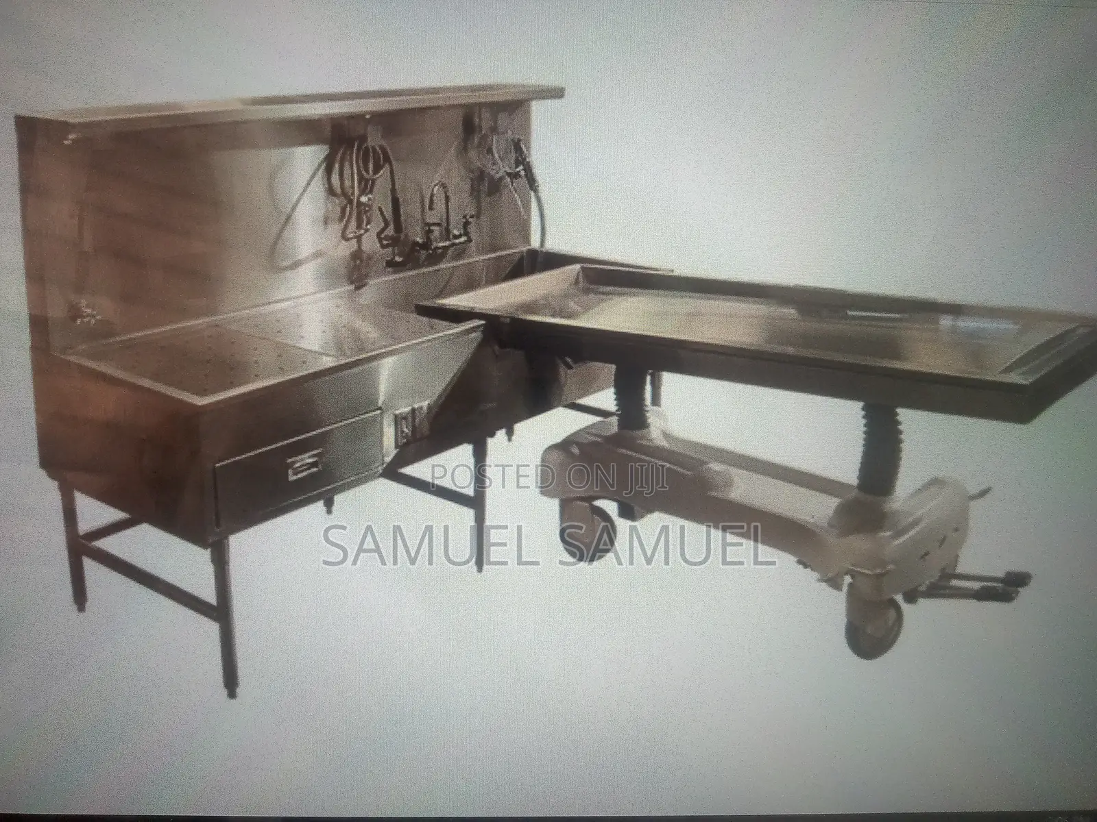 Embalming Station Wall Mounted