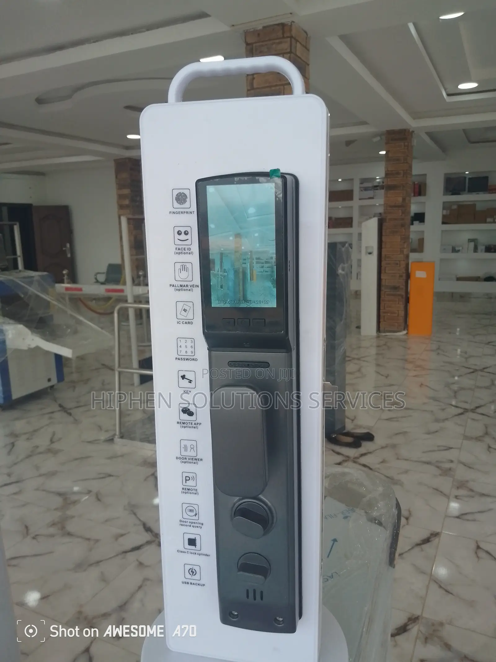 Smart Face Recognition Door Lock With Camera Video