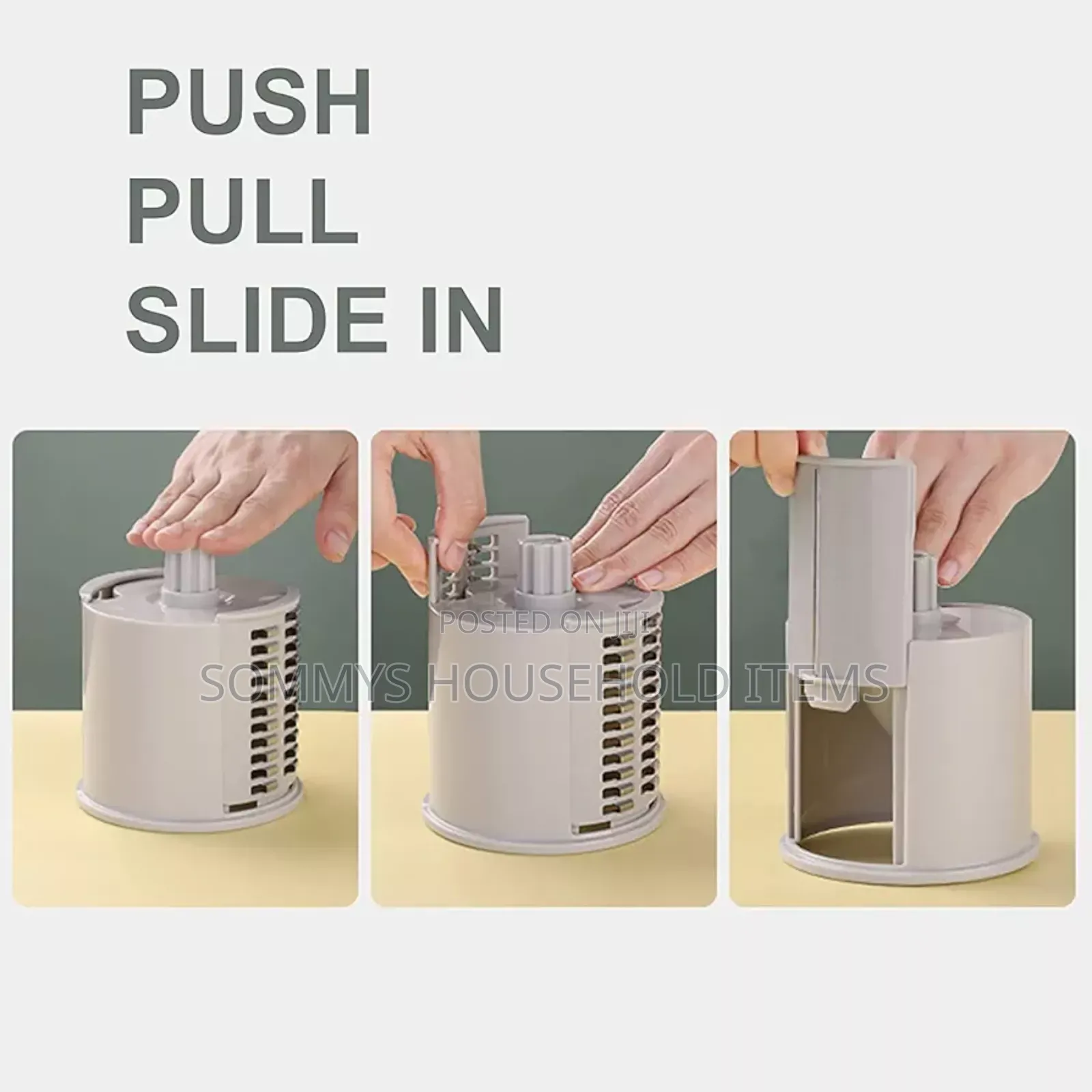 4in1 Rotary Drum Veggies Cutter