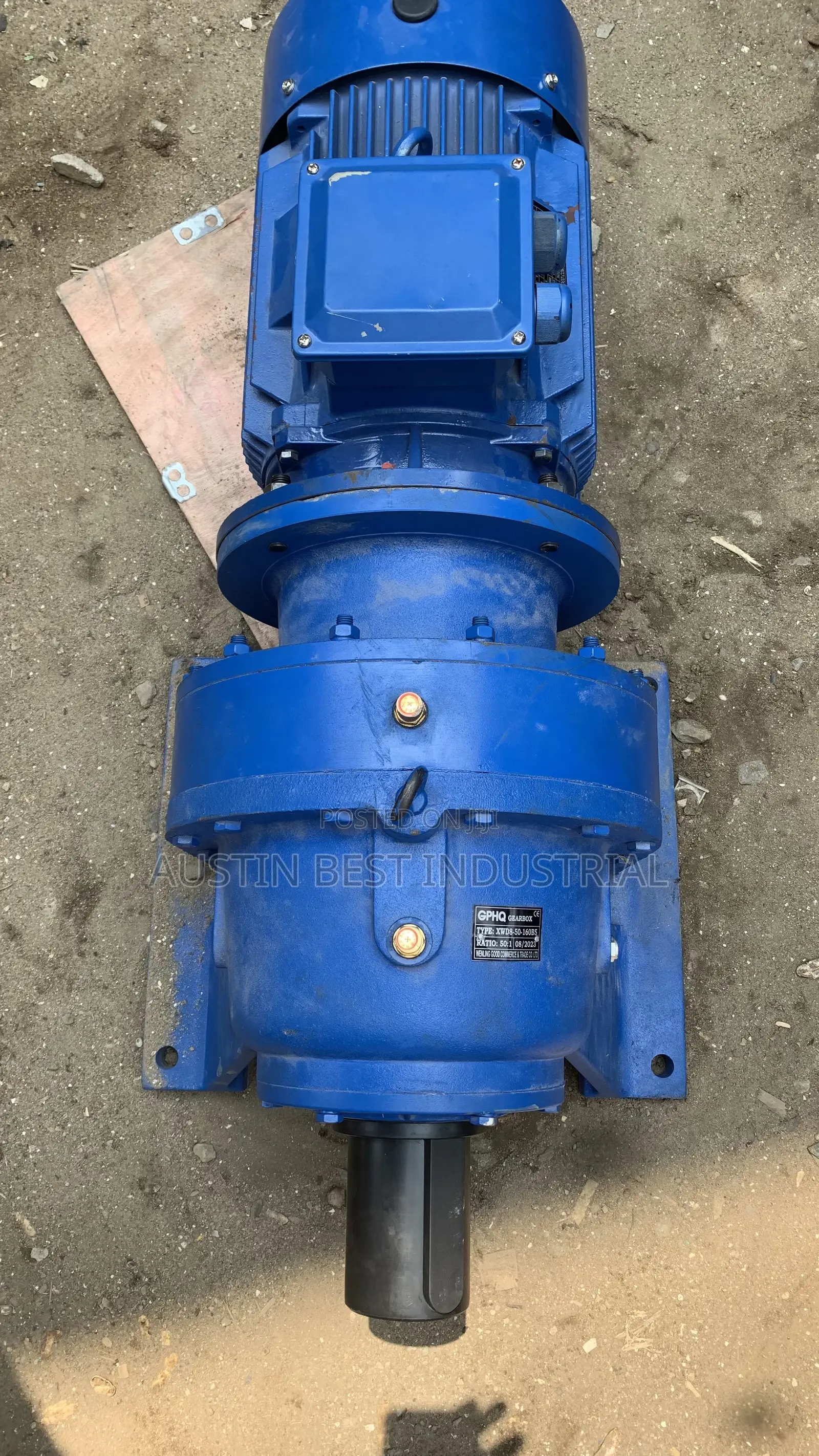 Electric Gear Motor Heavy Duty 90mm Shaft