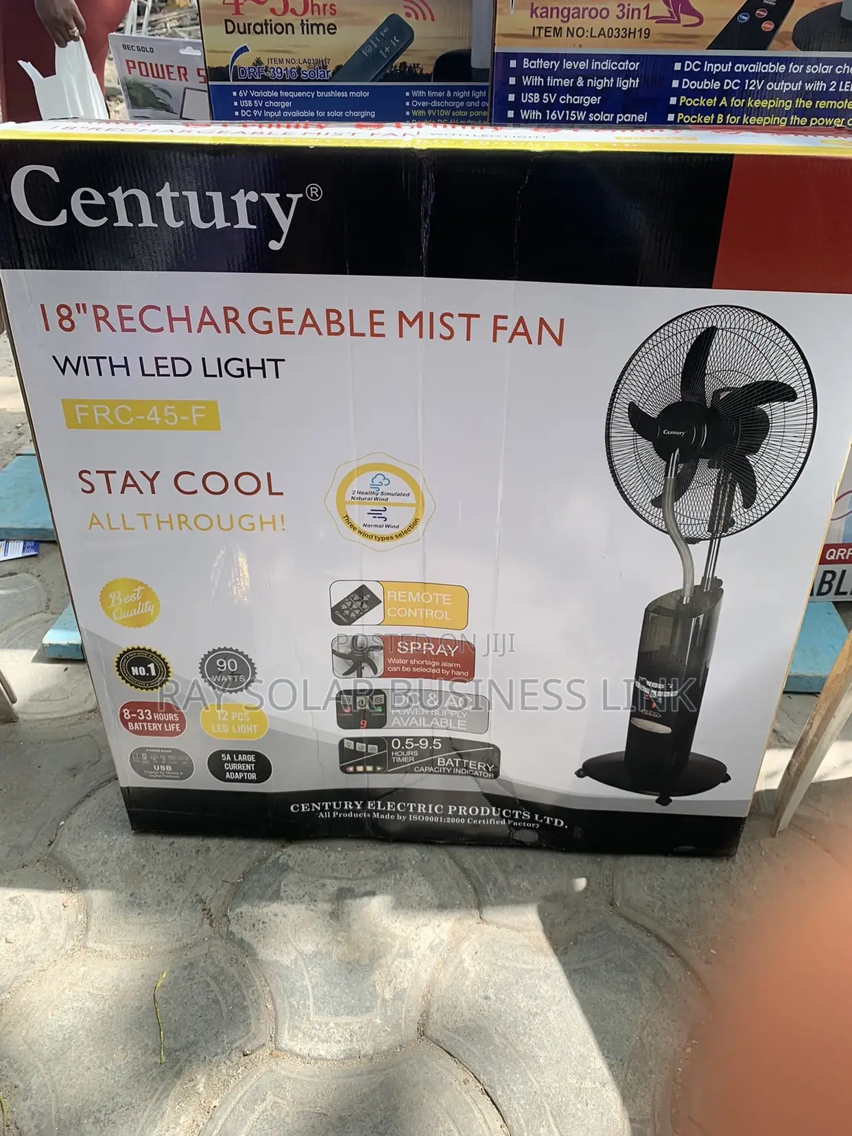 Rechargeable Mist Fan