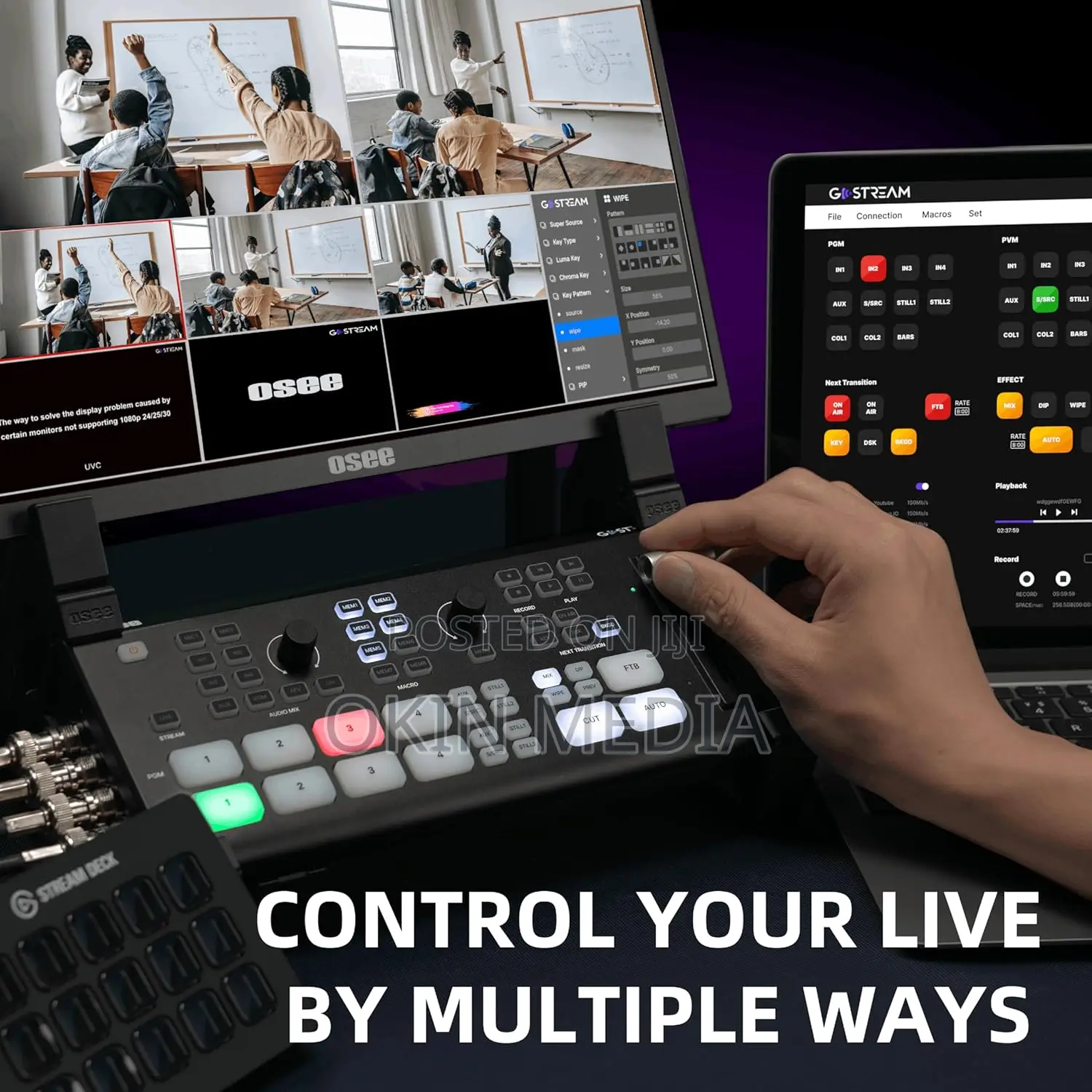 Rent Sdi and Hdmi Video Mixer Switcher