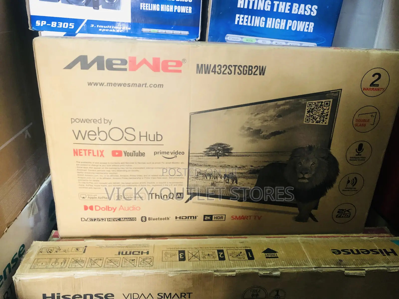 MEWE 43 Inches Smart Tv