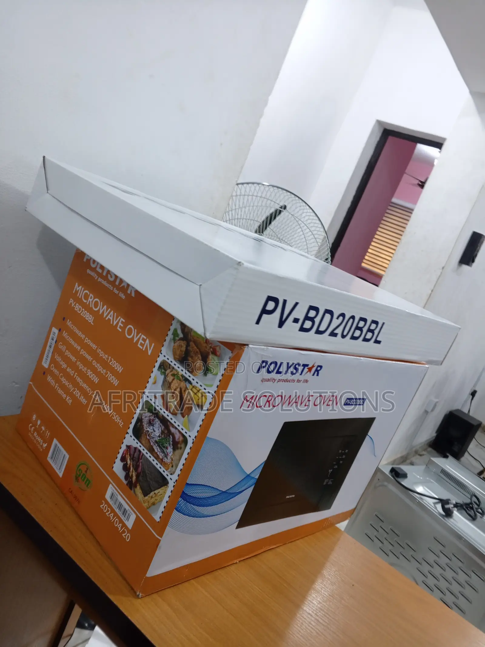 Polystar 20litres Pv-Bd20bbl Built–In Microwave + Grill