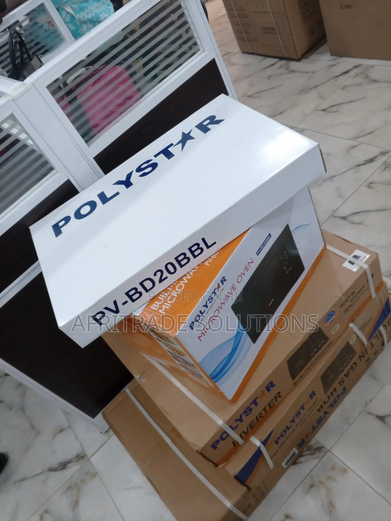 Polystar 20 Liters Built–In Microwave Oven With Frame KIT