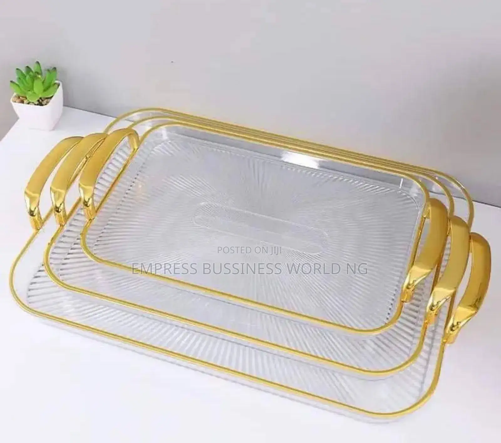 Transparent Acrylic Pieces Tray