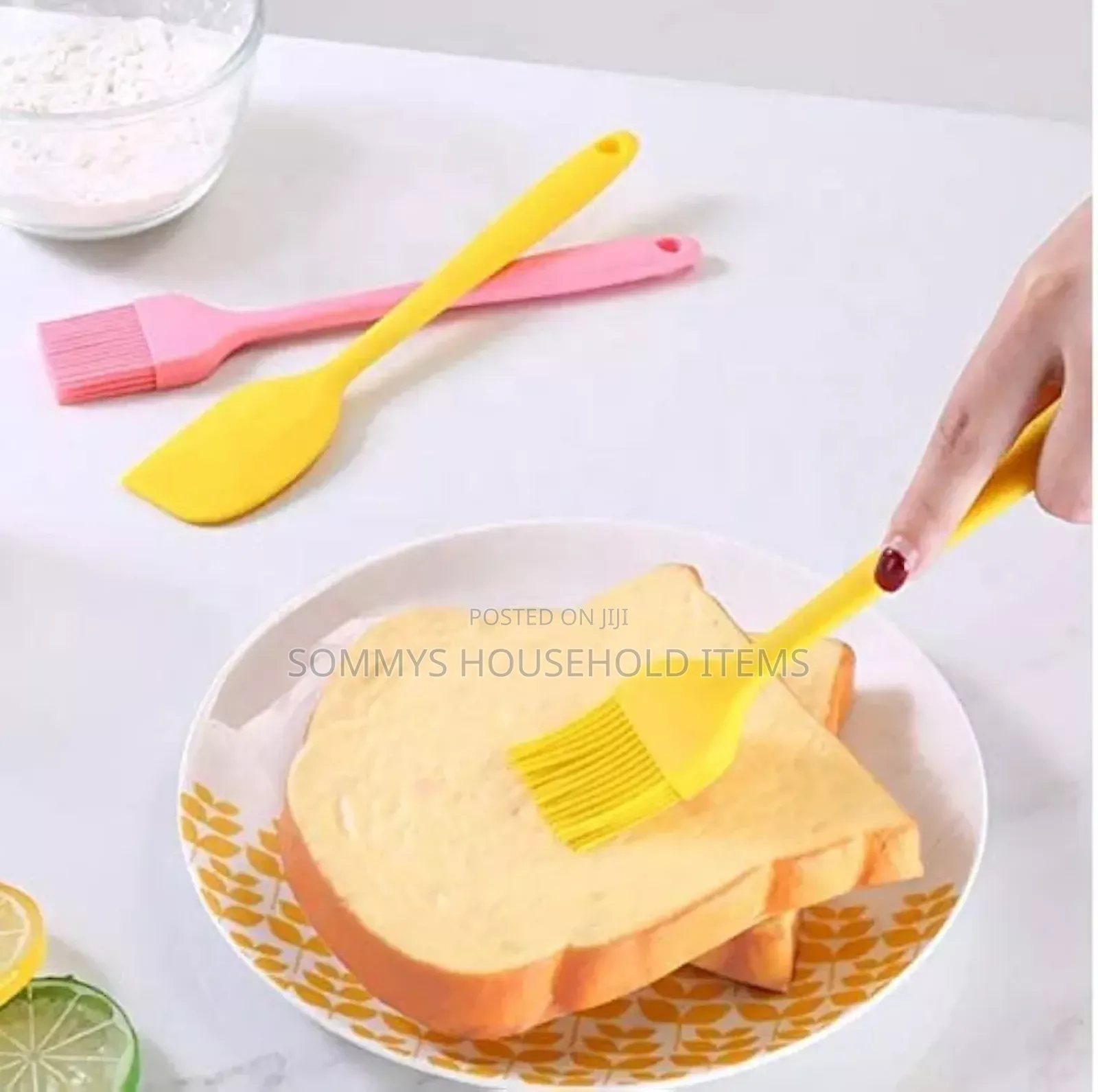 2set Silicone Spatula and Pastry Brush