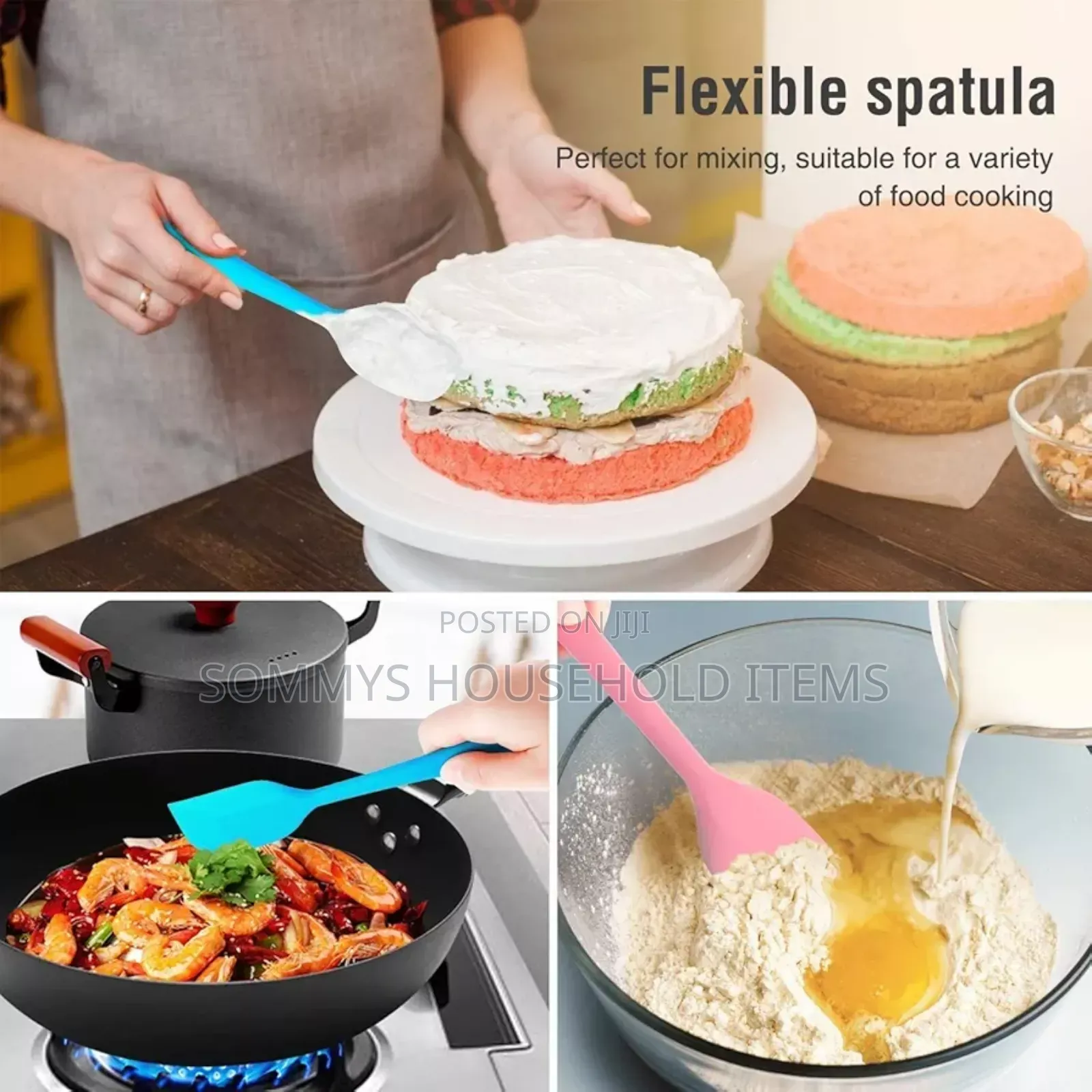 2set Silicone Spatula and Pastry Brush