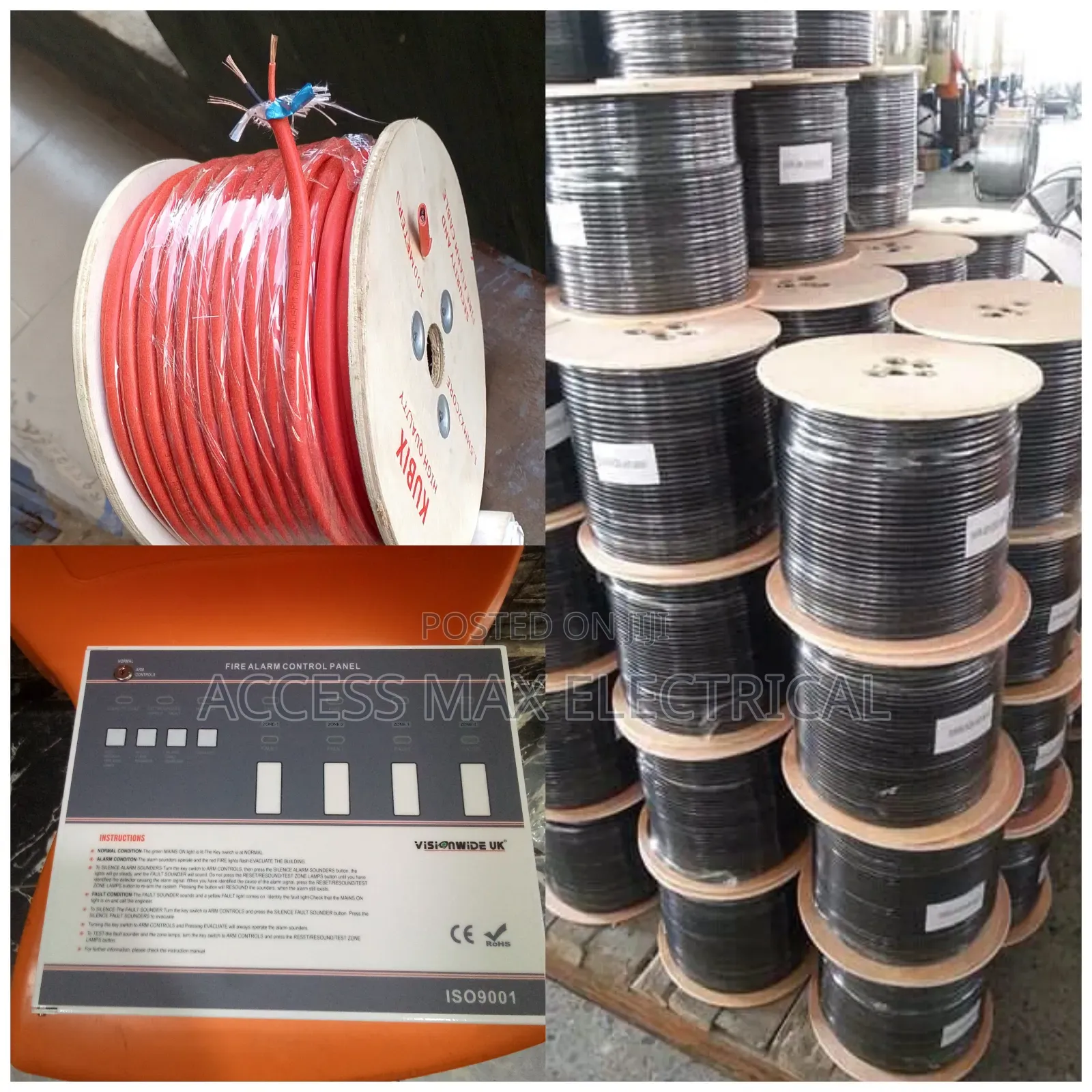 Fire Cable Cat6 Outdoor Cable Fire Alarm Panel
