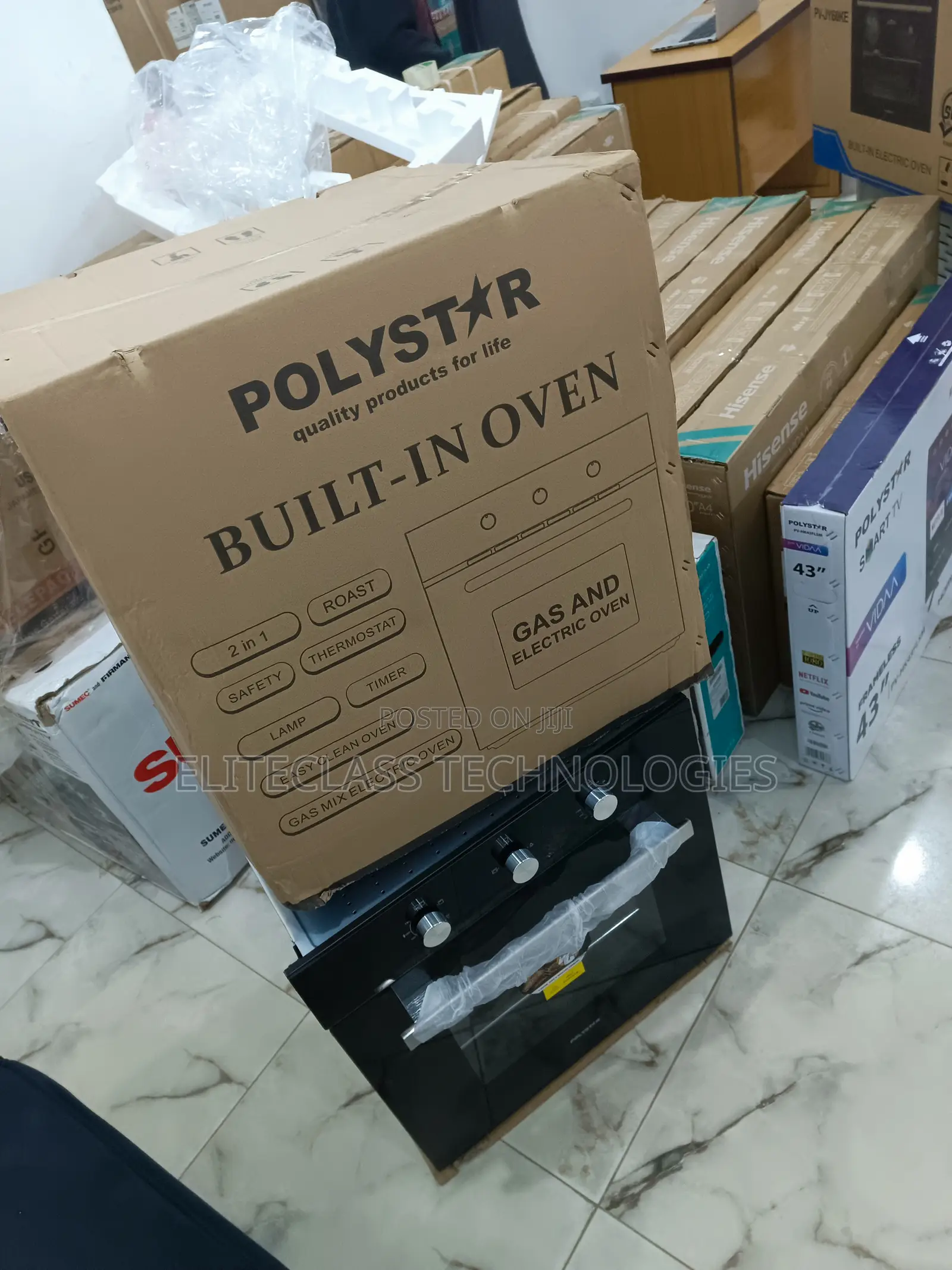 Affordable Polystar Built-in Oven ''Pv-Eg271bb''
