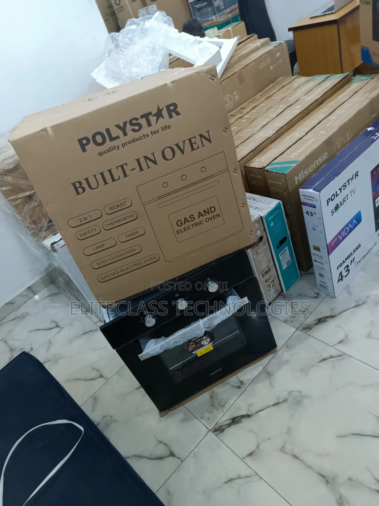 The Fast Selling Polystar Built-in Oven ''Pv-Eg271bb''