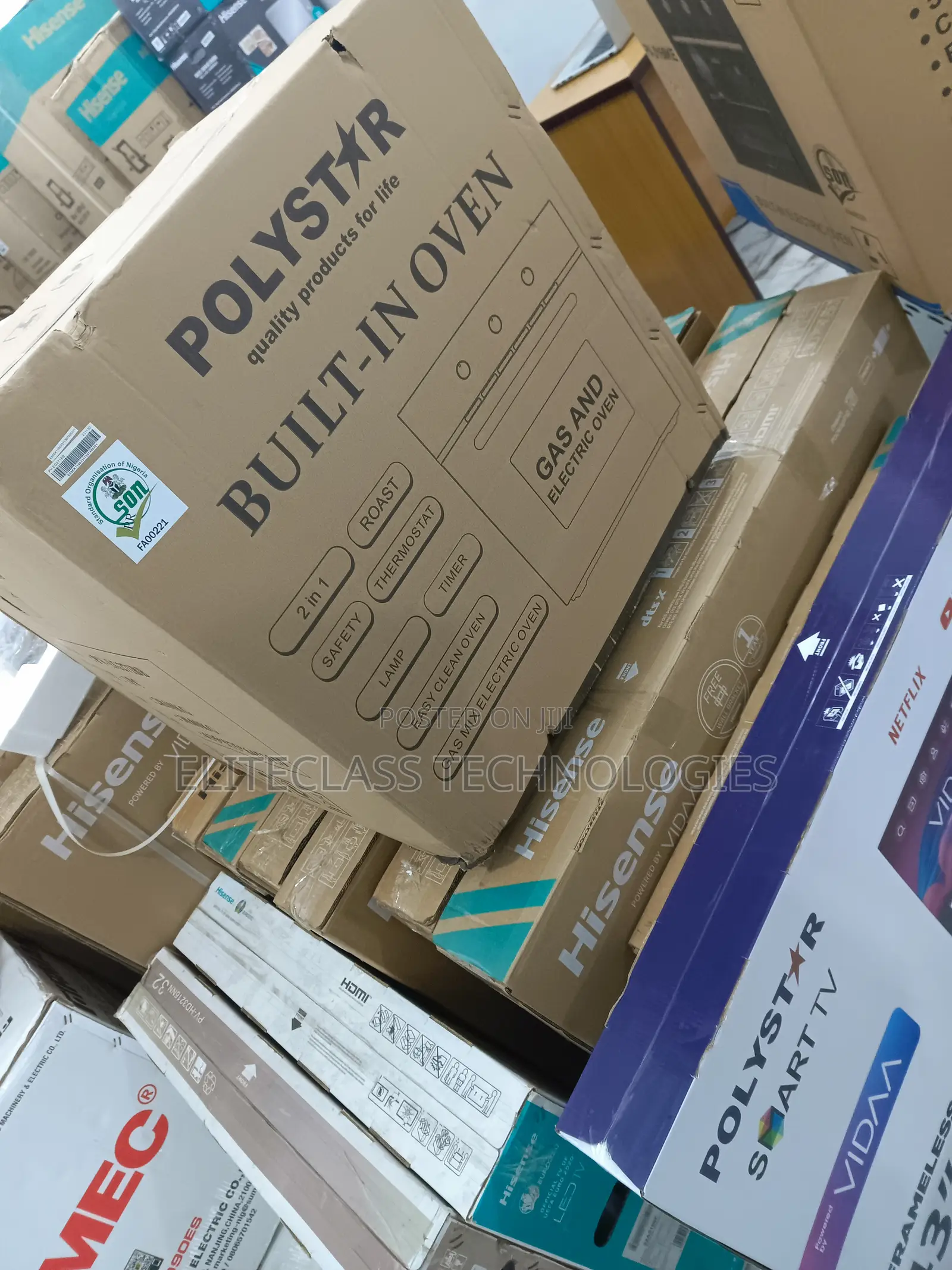 Effective Polystar Built-in Oven ''Pv-Eg271bb''