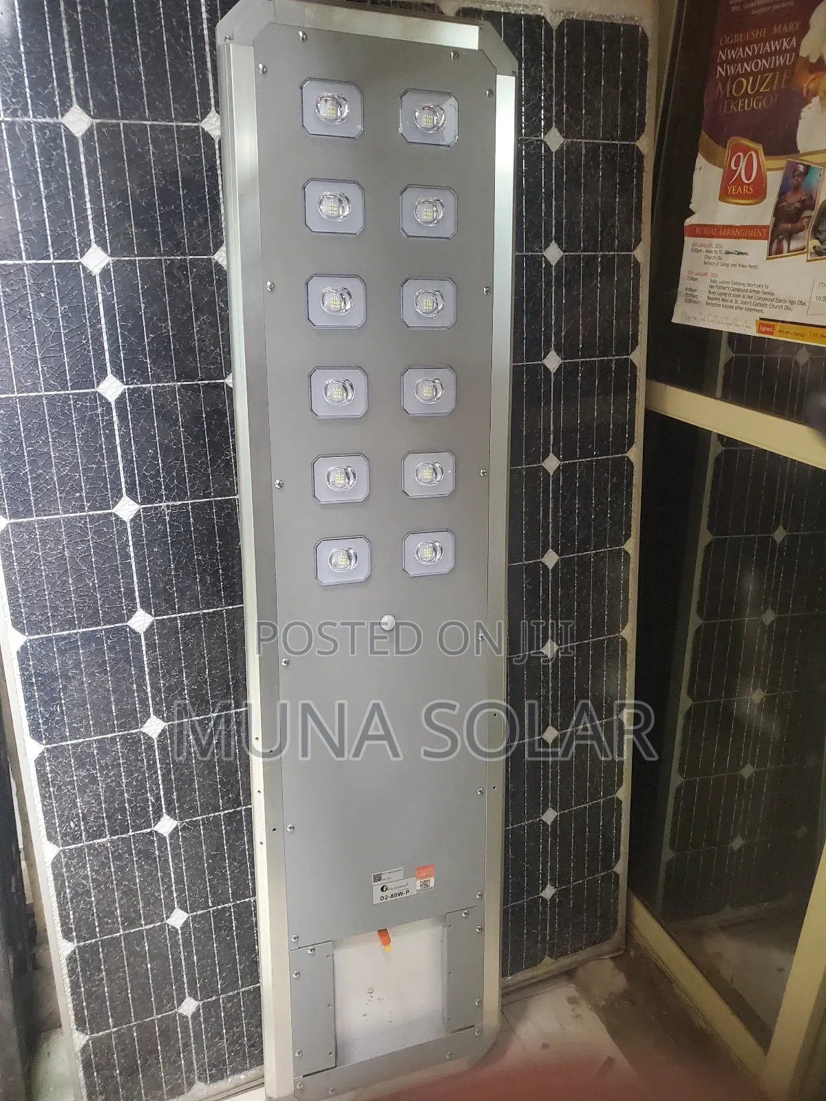 D2-80w-P Aluminum Body Felicity Solar Street Light