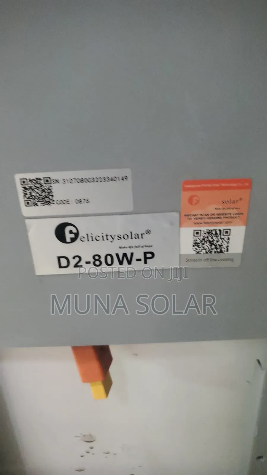 D2-80w-P Aluminum Body Felicity Solar Street Light