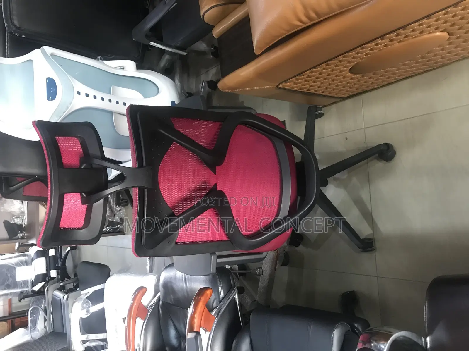 Executive Office Net Swivel Chair With Headrest
