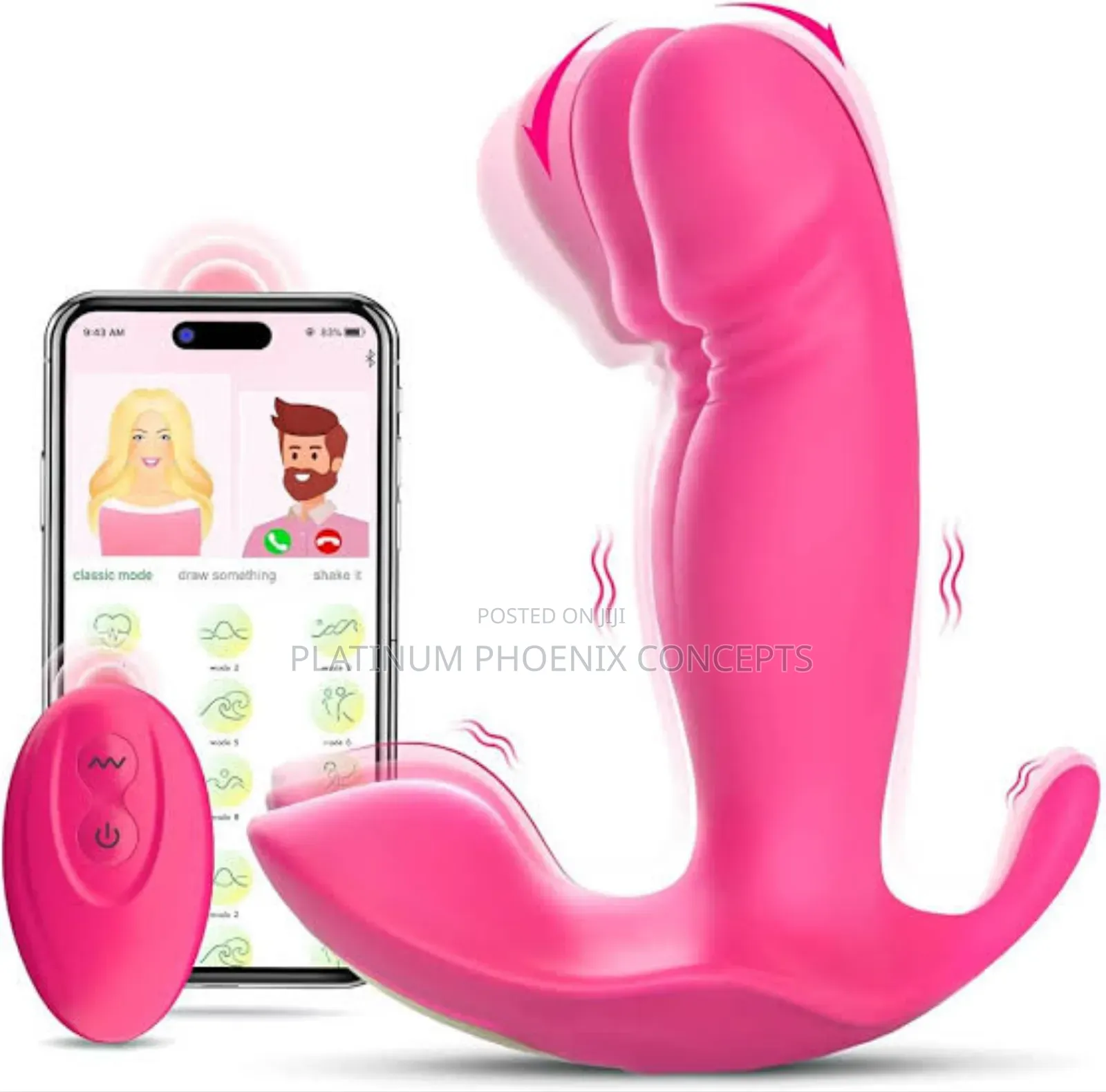 Bad Man Wearable Sex Toy Vibrator
