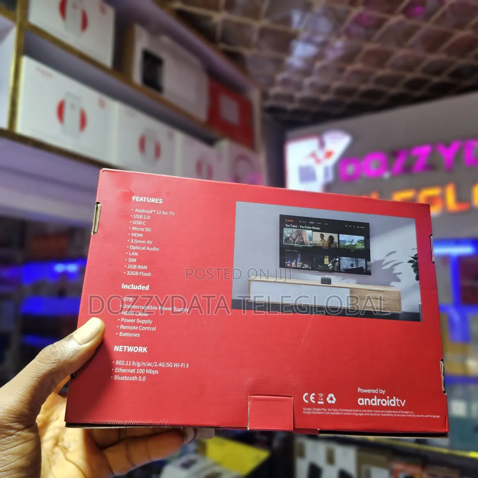 Airtel Android Smart Tv and Router