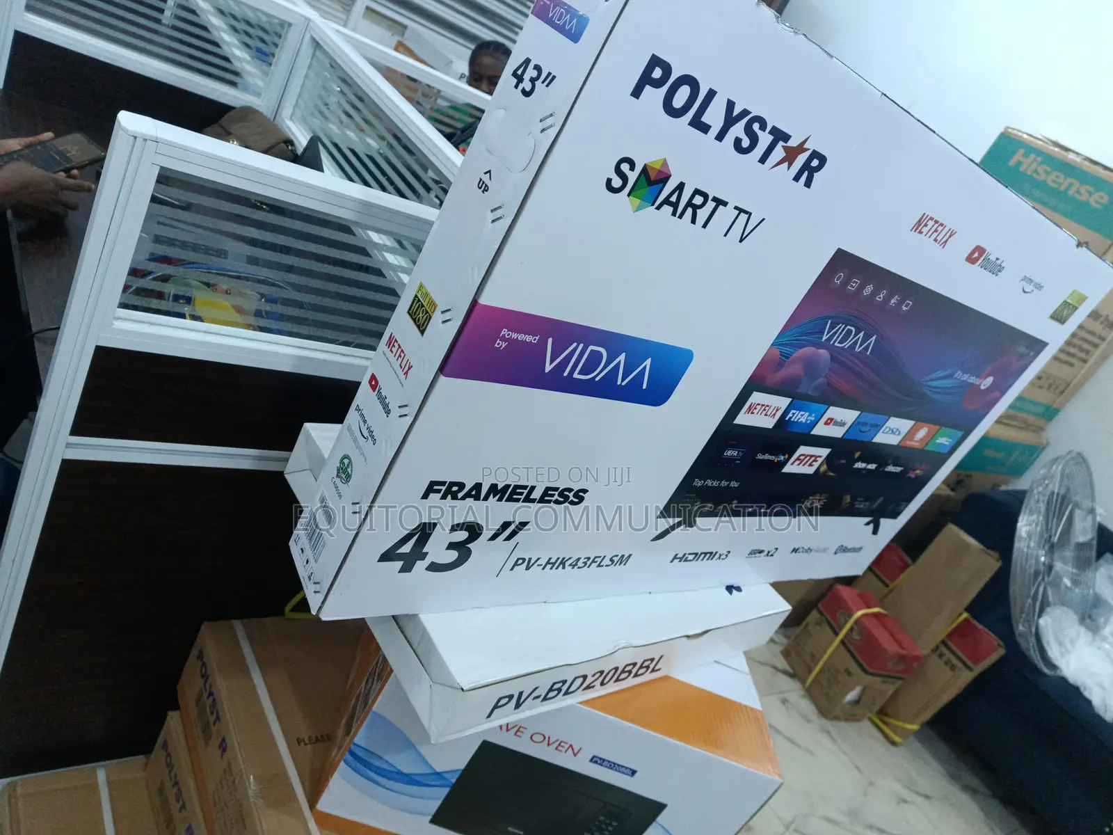 High Efficiency Polystar 43inches Uhd TV