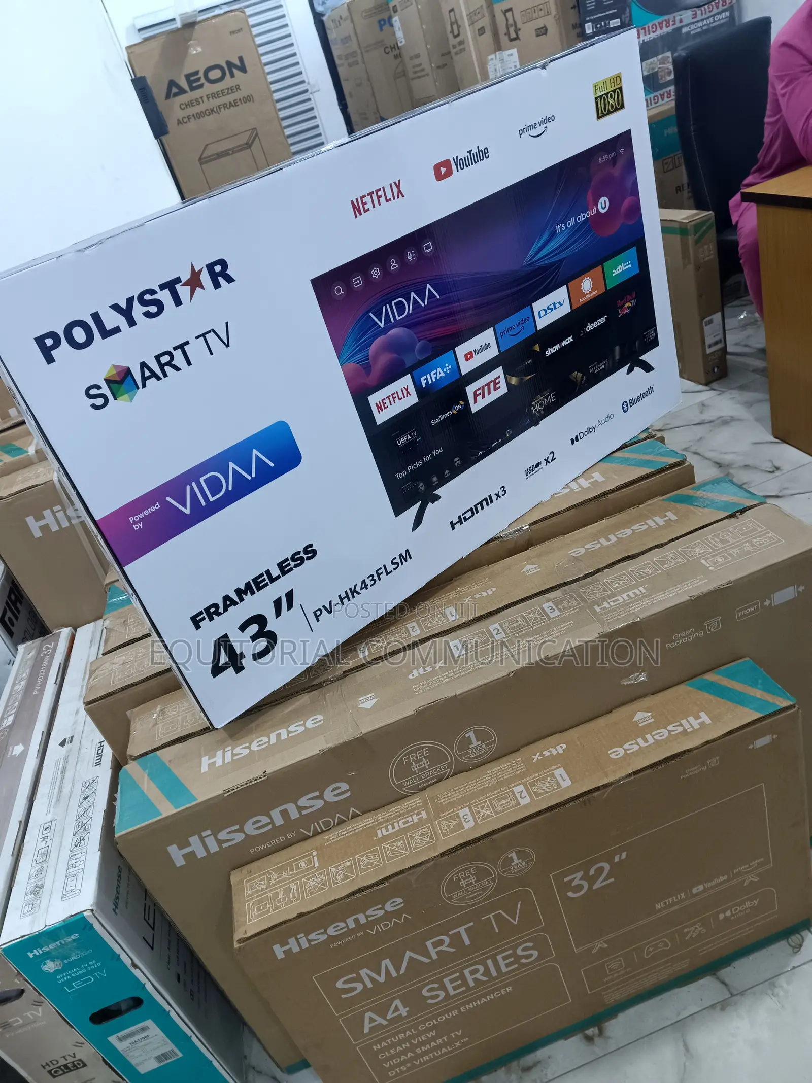Best Classic Polystar 43inches Smart TV