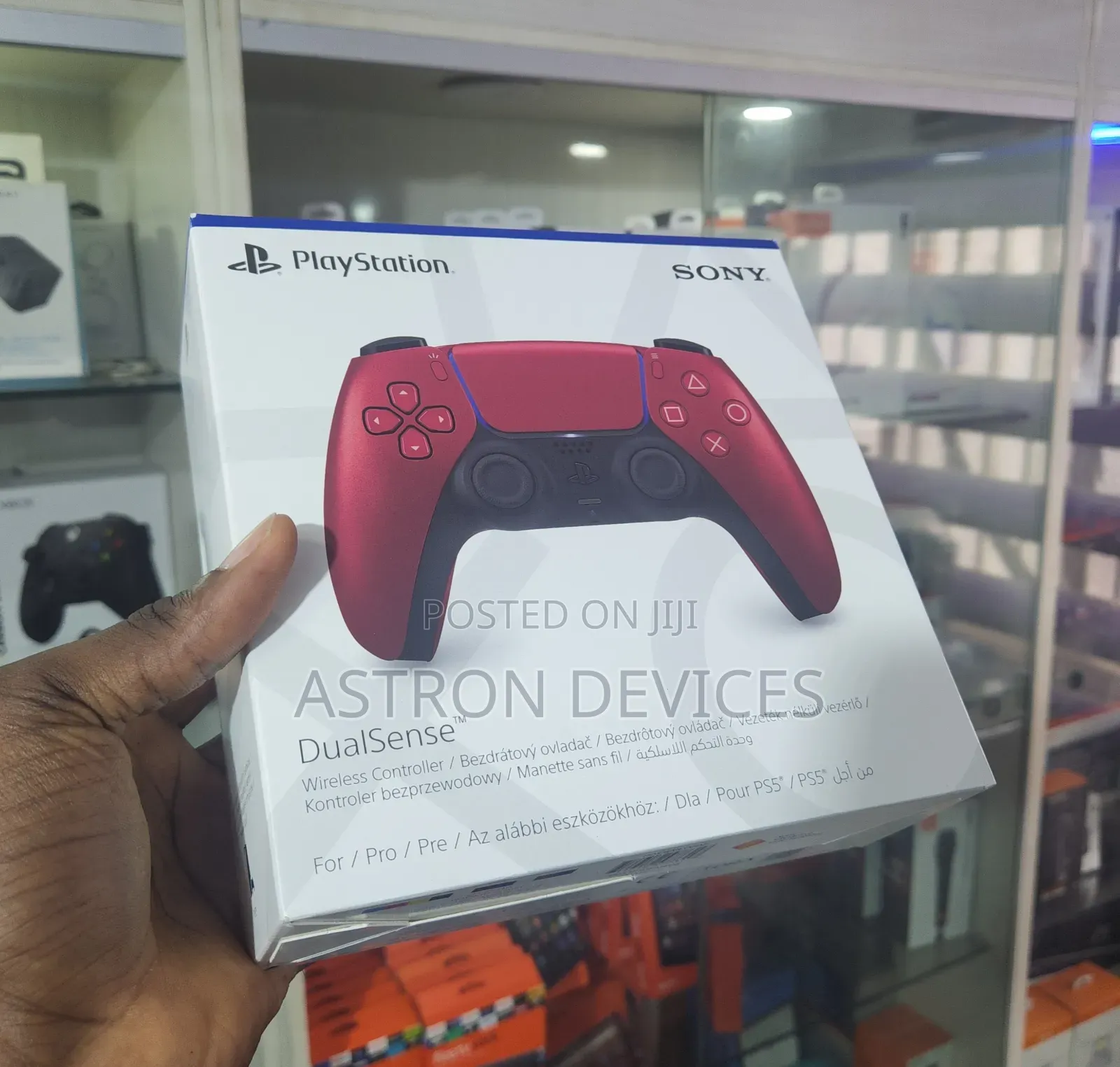 Plastation 5 Controller (Cosmic Red)