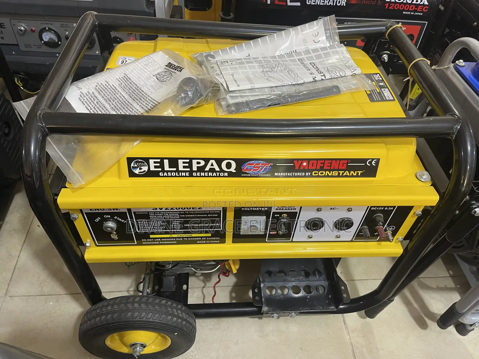 10kva Constant Elepaq Petrol Generator