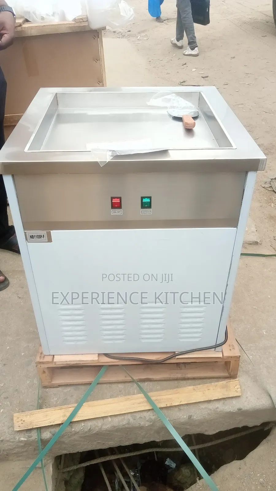 Single Fry Ice Cream Machine (Square)