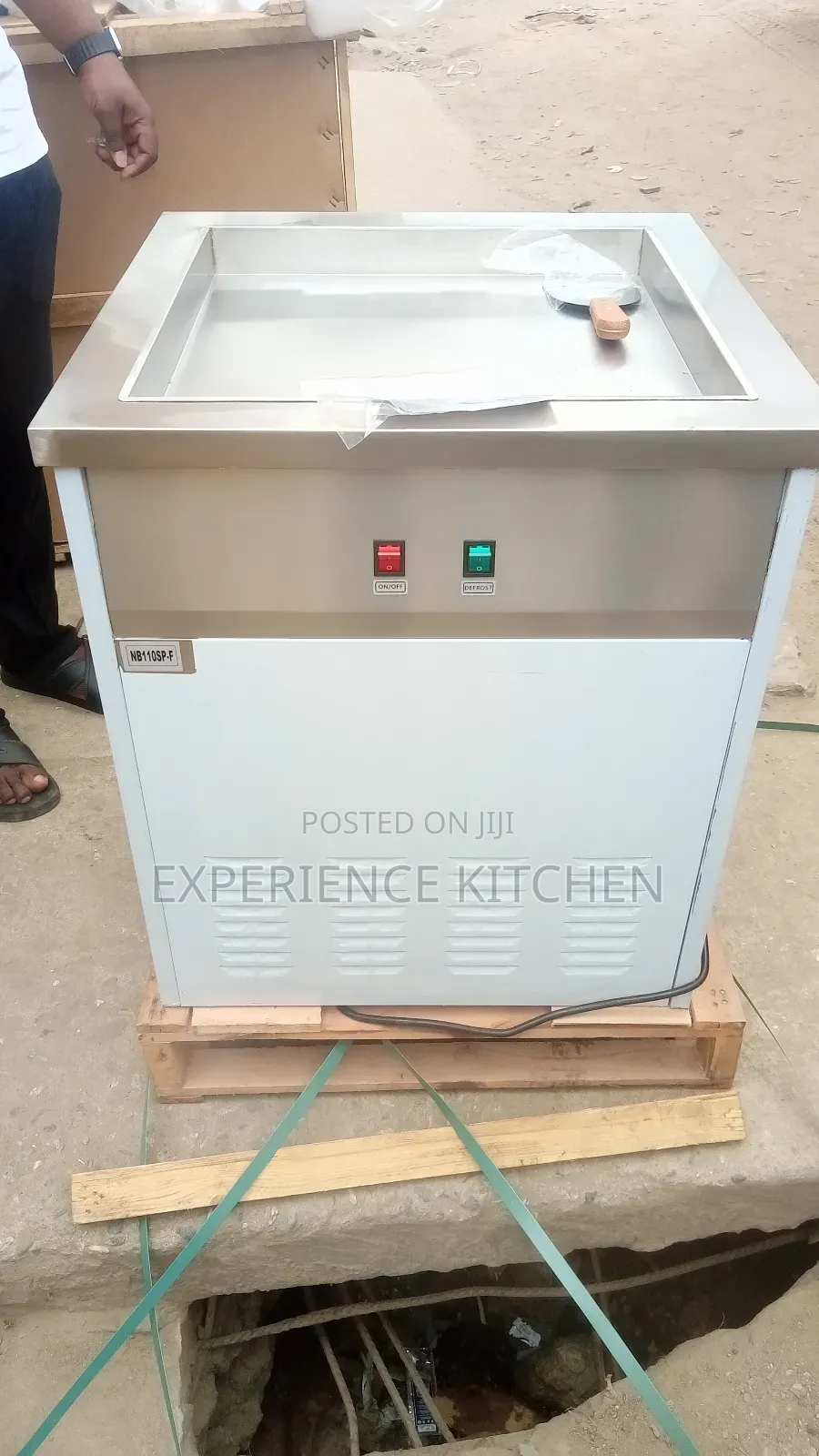 Single Fry Ice Cream Machine (Square)