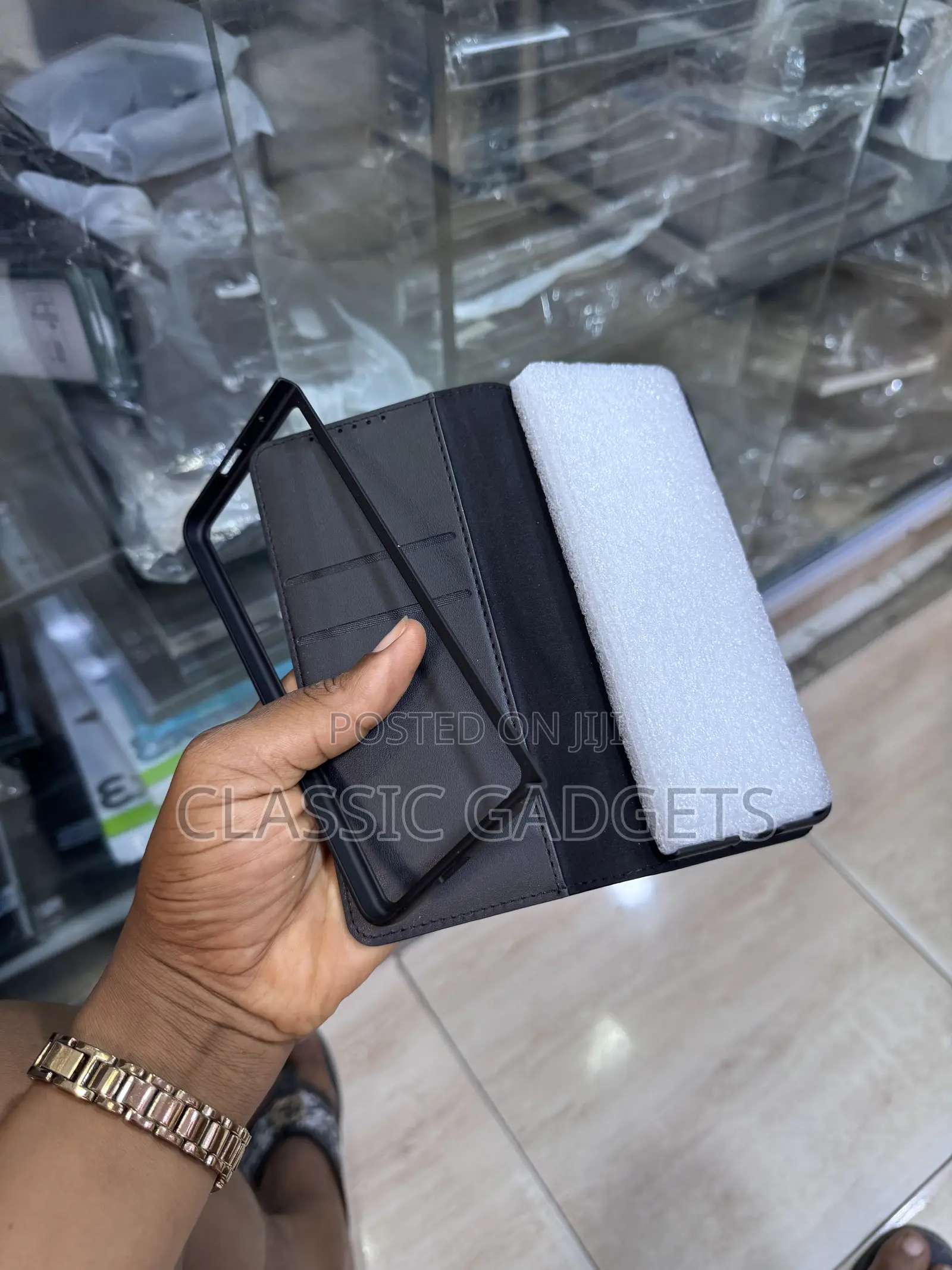 2 in 1 Leather Magnetic Flip Cover for Galaxy Z Fold 5, ,4,3