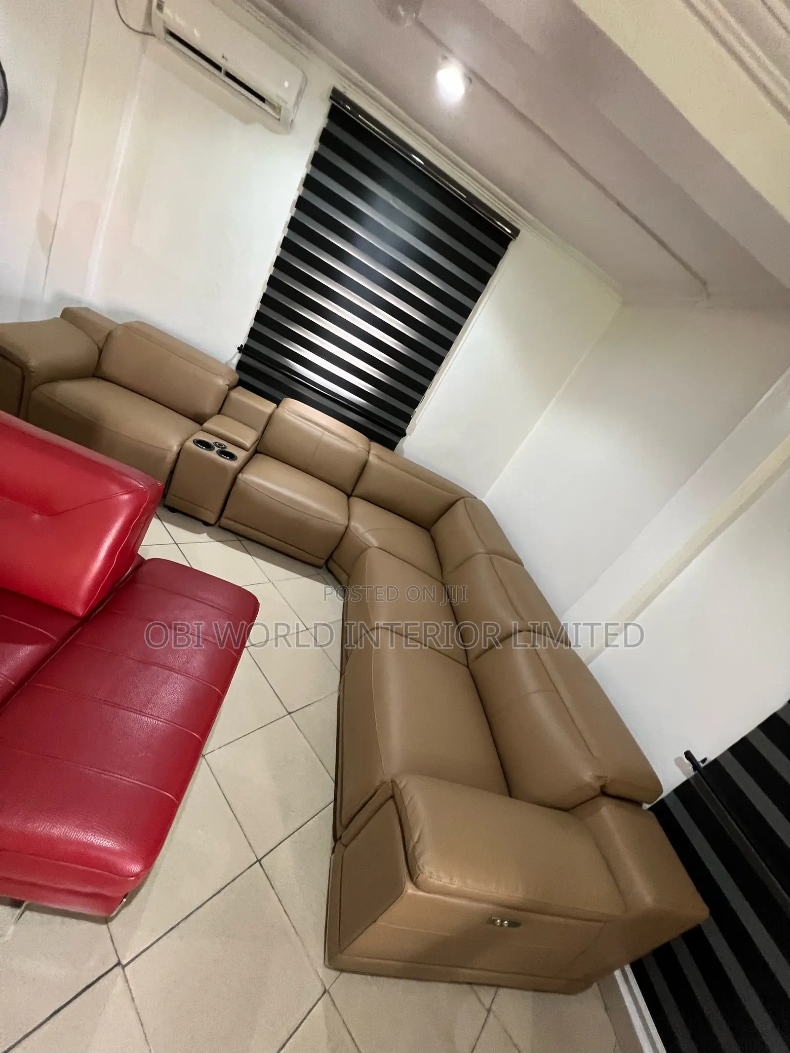 Italian L Shape Sofas Leather
